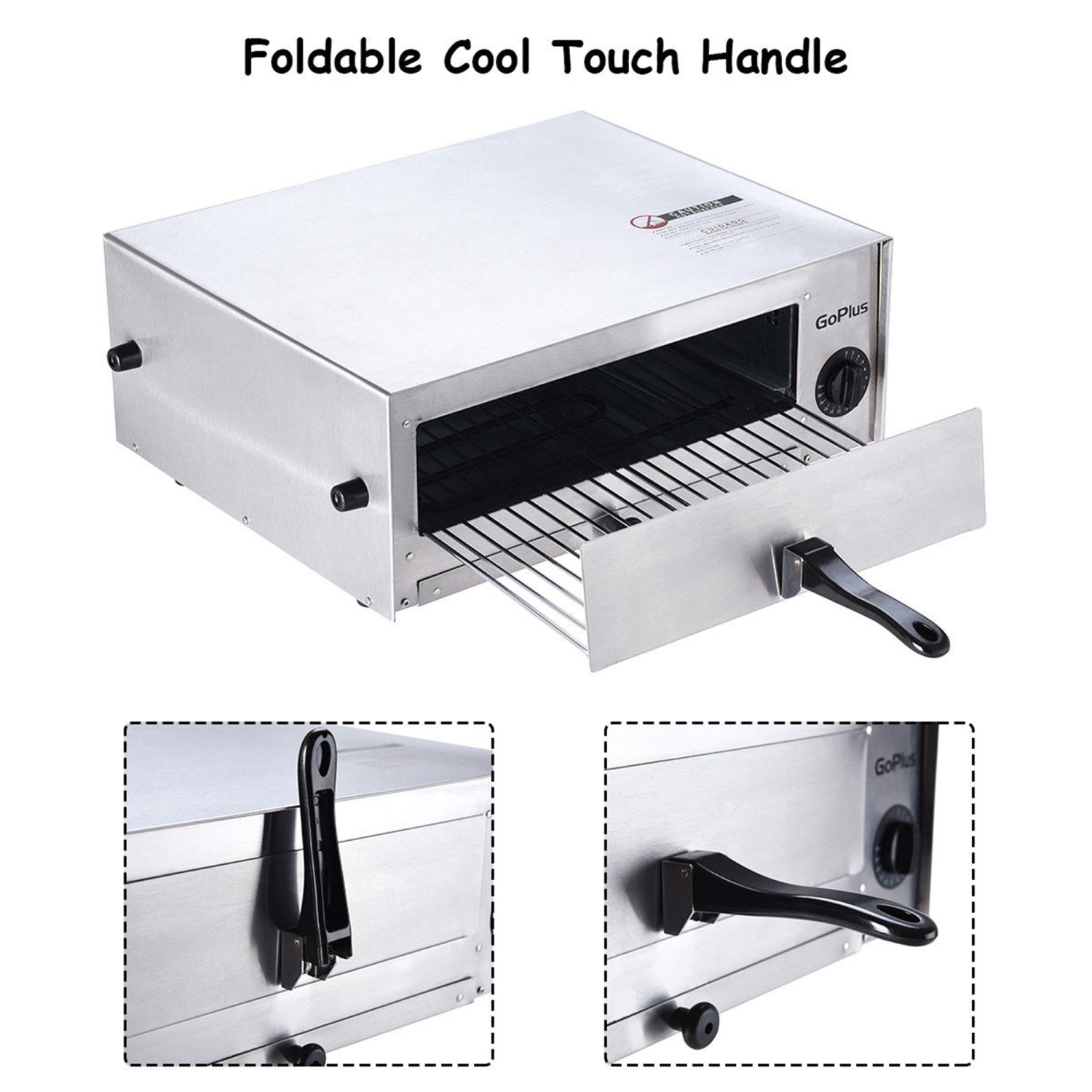 Cuisine Commerciale Pizza Comptoir en acier inoxydable Haut Poêle à collation Four Cuit au four