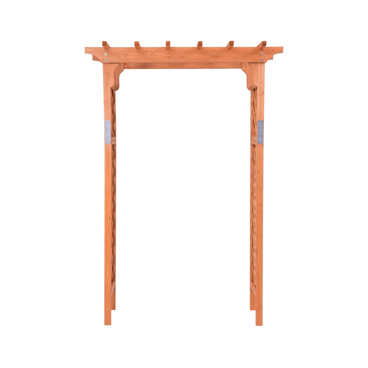 Arbor – jardinière de jardin en arche en bois de plus de 7 pi, pergola pour l'extérieur