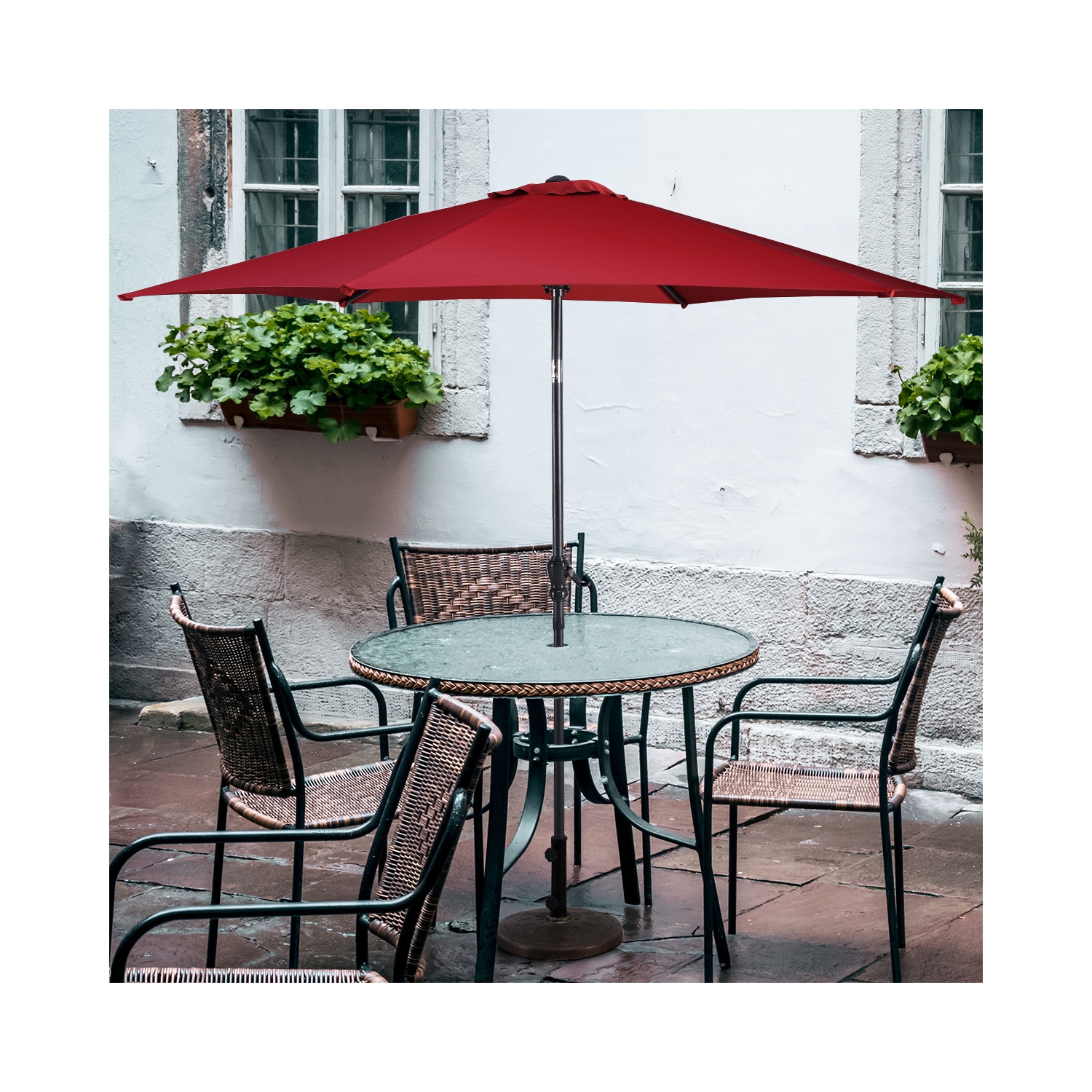 Parasol inclinable 274cm Costway