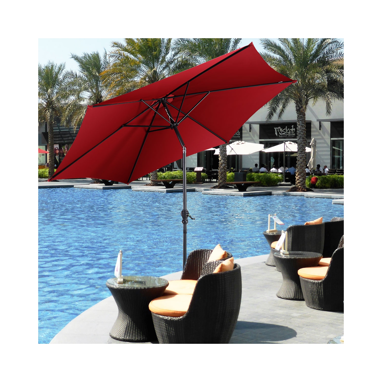 Parasol inclinable 274cm Costway