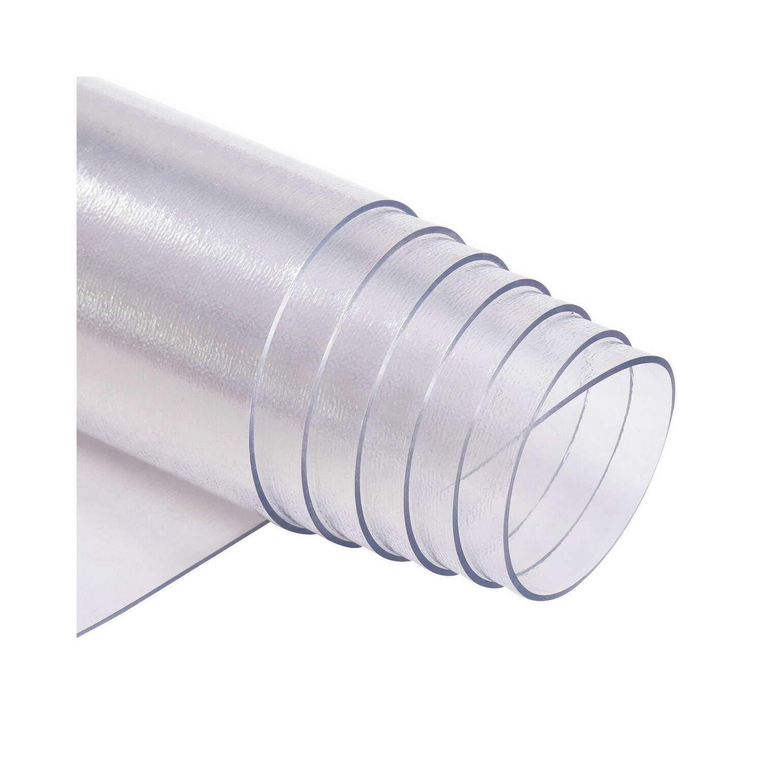 COSTWAY Tapis Protège Sol Transparent et Antidérapant en PVC pour les Chaises à Roulettes Rectangulaire 150x120cm