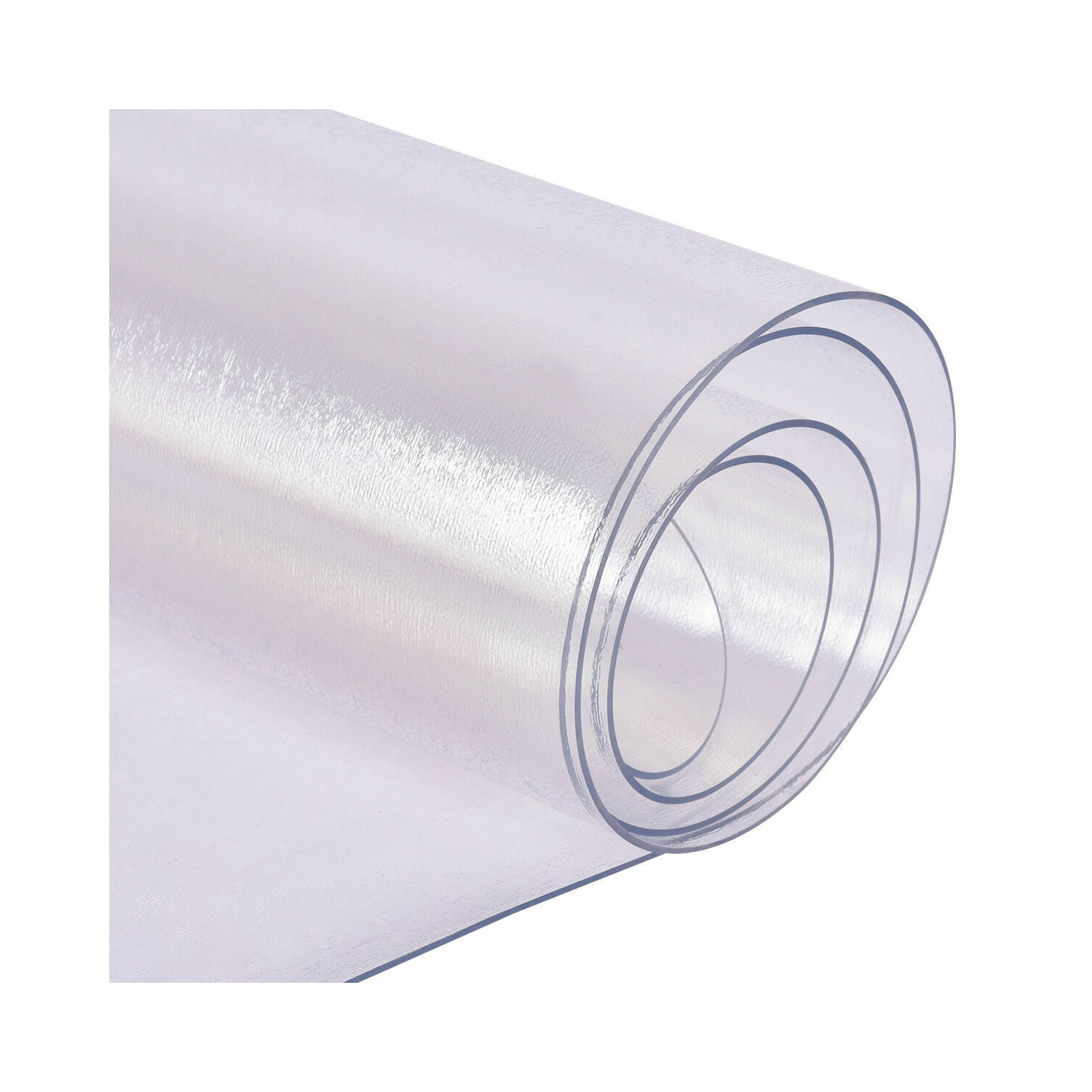 COSTWAY Tapis Protège Sol Transparent et Antidérapant en PVC pour les Chaises à Roulettes Rectangulaire 150x120cm