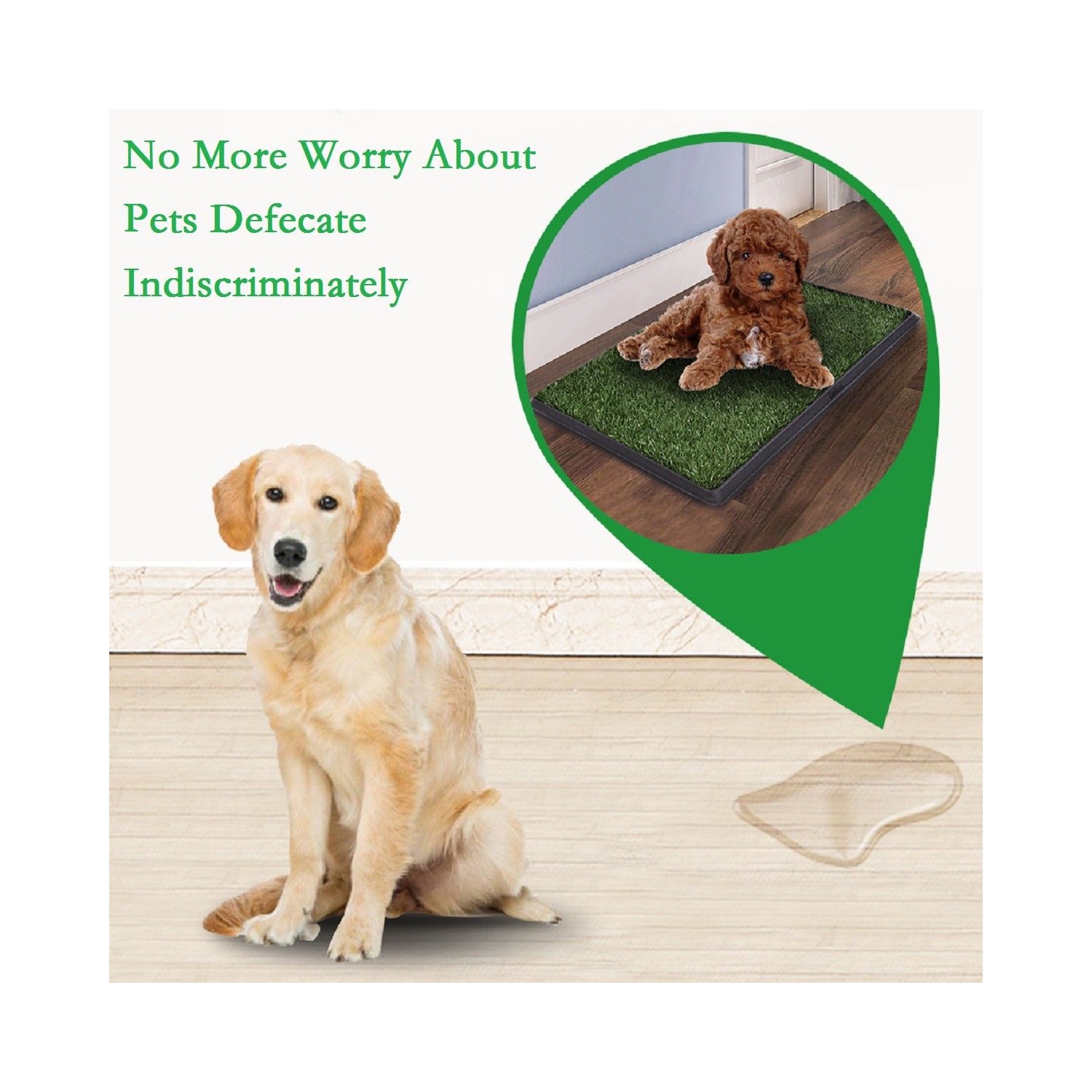 grass potty training mat