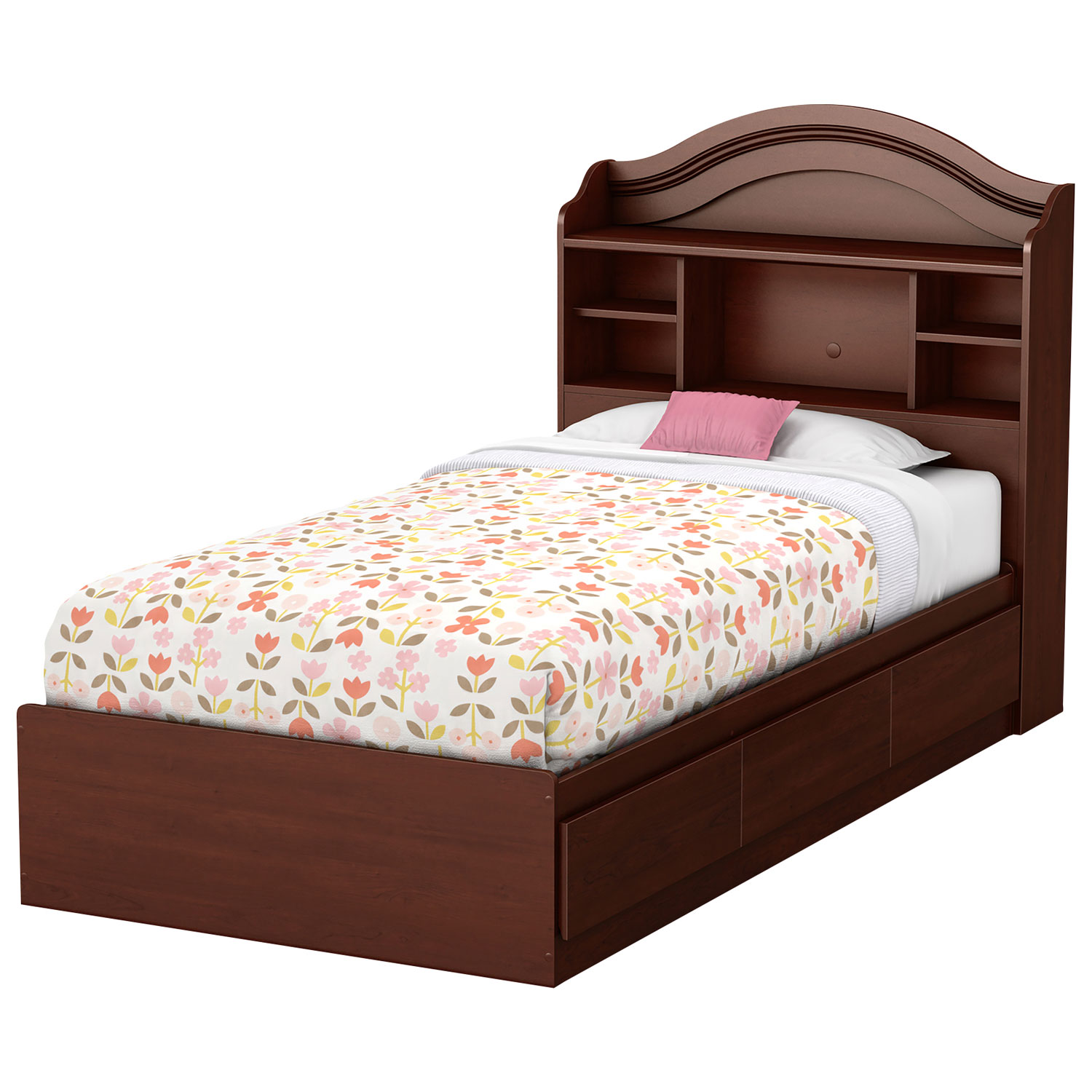 Summer Breeze Bookcase Headboard Twin Royal Cherry Headboards Summer Breeze Bookcase Headboard Twin Royal Cherry Only