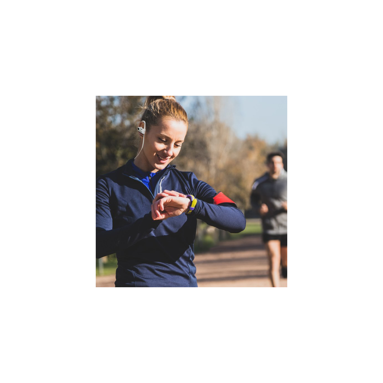 TREBLAB XR500 Bluetooth Headphones, Best Wireless Earbuds for Sports, Running or Gym Workout. IPX7 Waterproof, Sweatproof, Secure-Fit Headset. Noise