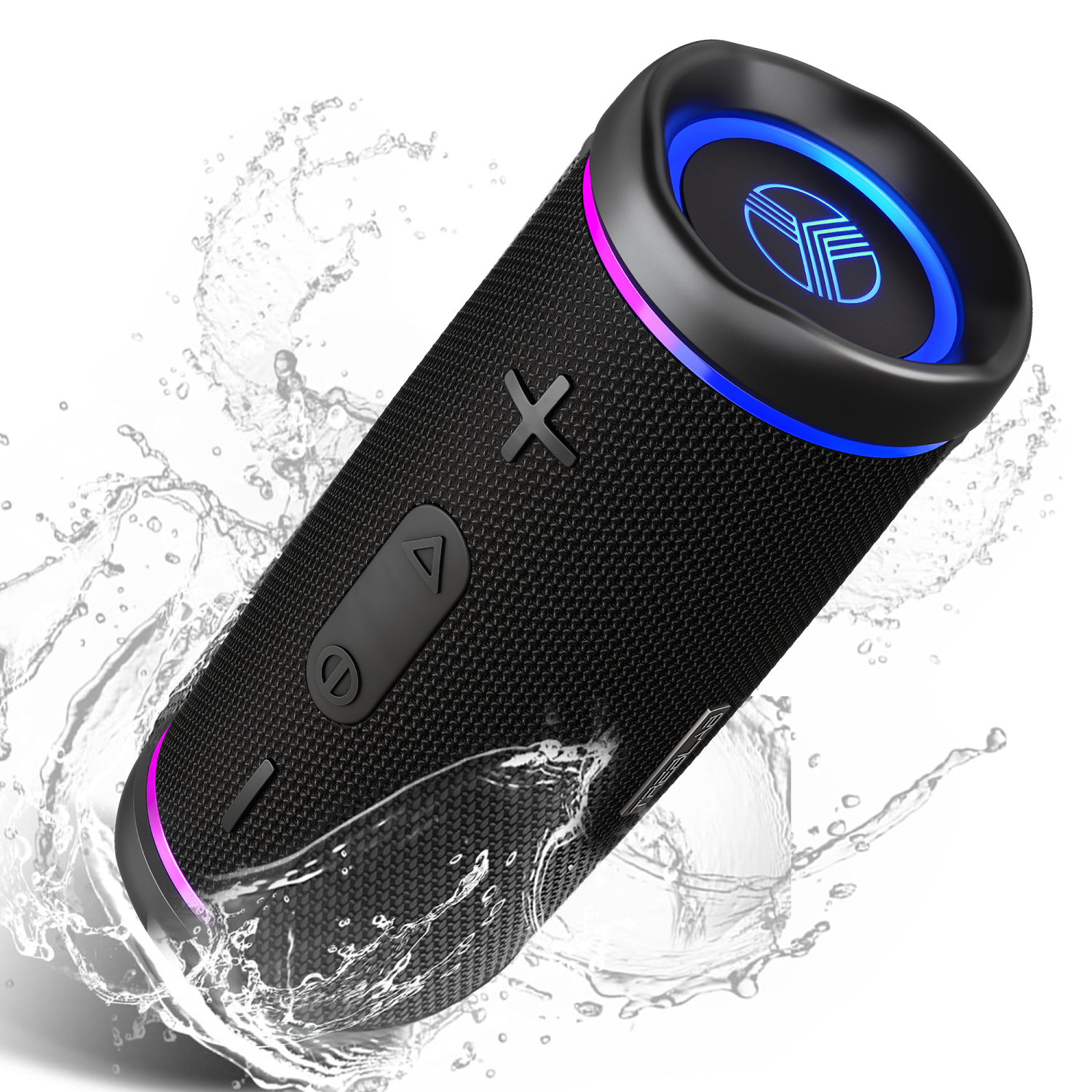 TREBLAB HD77 Bluetooth Speaker - Powerful 360° Sound with Impactful Bass, 30W Portable Wireless Audio, 20H Battery, IPX7 Waterproof, TWS Stereo