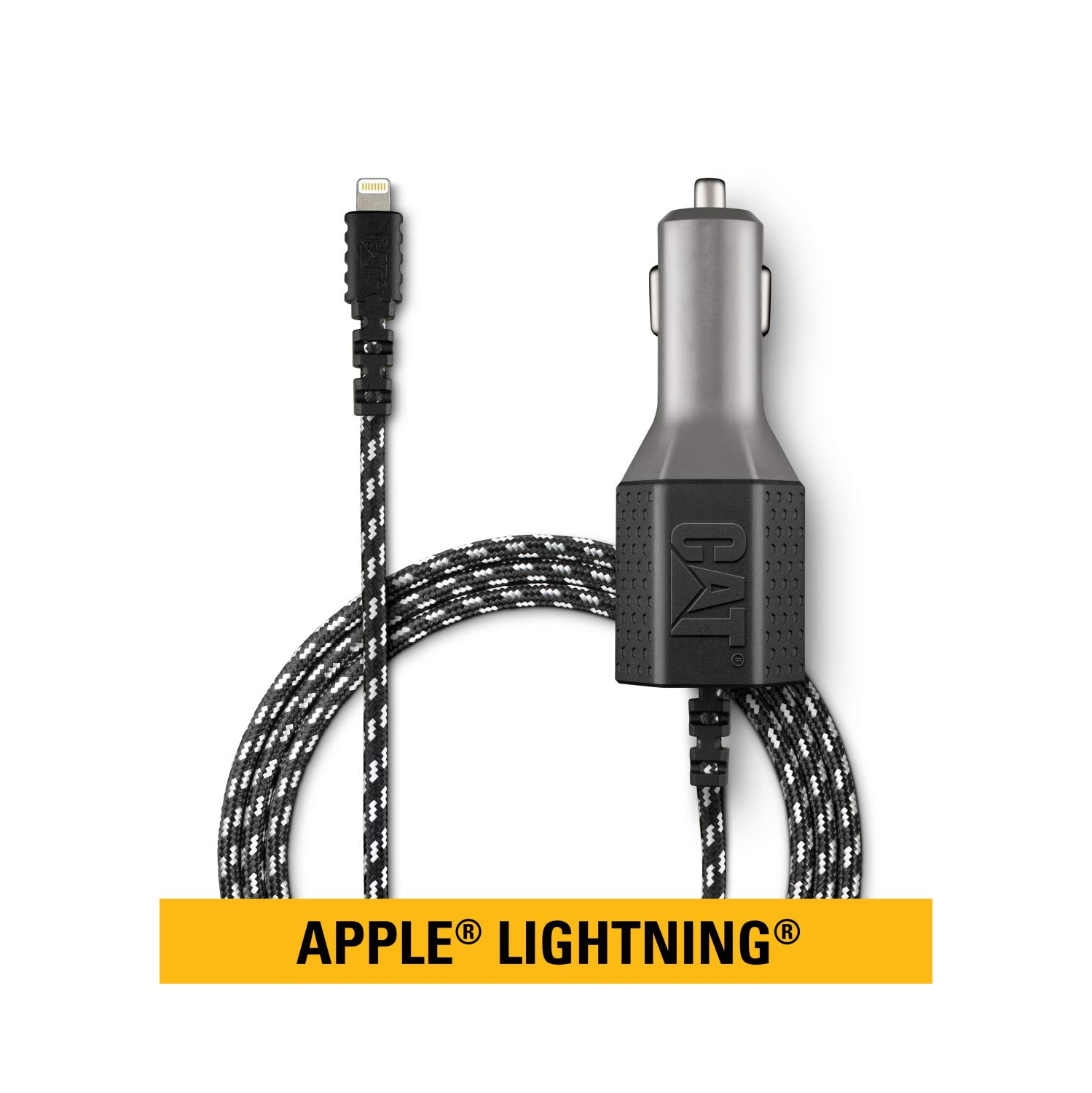 Chargeur POUR l’auto USB double DE CAT avec câble Lightning de 6 pi d’Apple