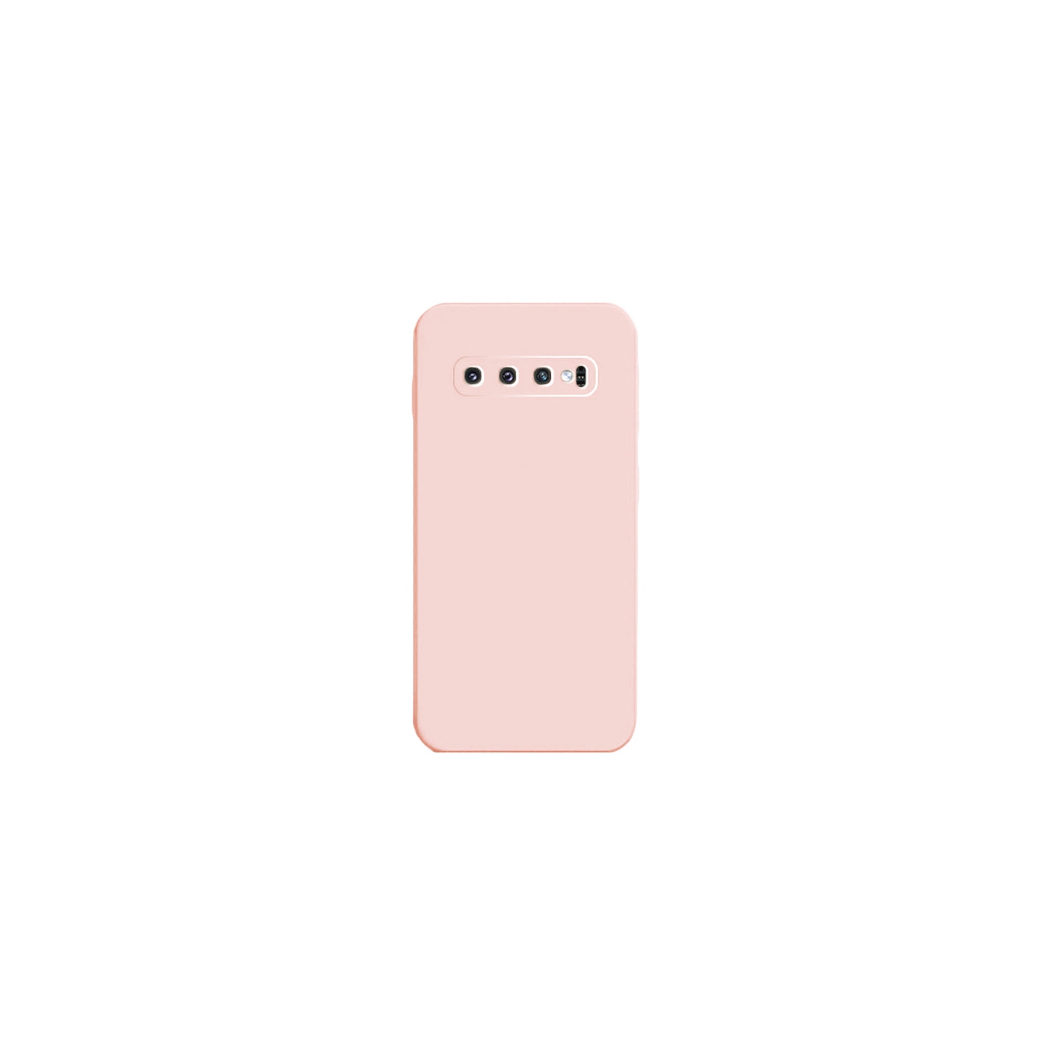 Étui souple rose mat de PANDACO pour Galaxy S10 de Samsung