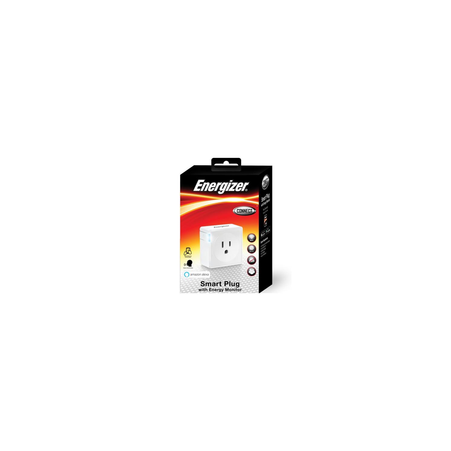 Energizer Connect EIE3-1001-WHT Smart Plug Amazon Alexa compatible