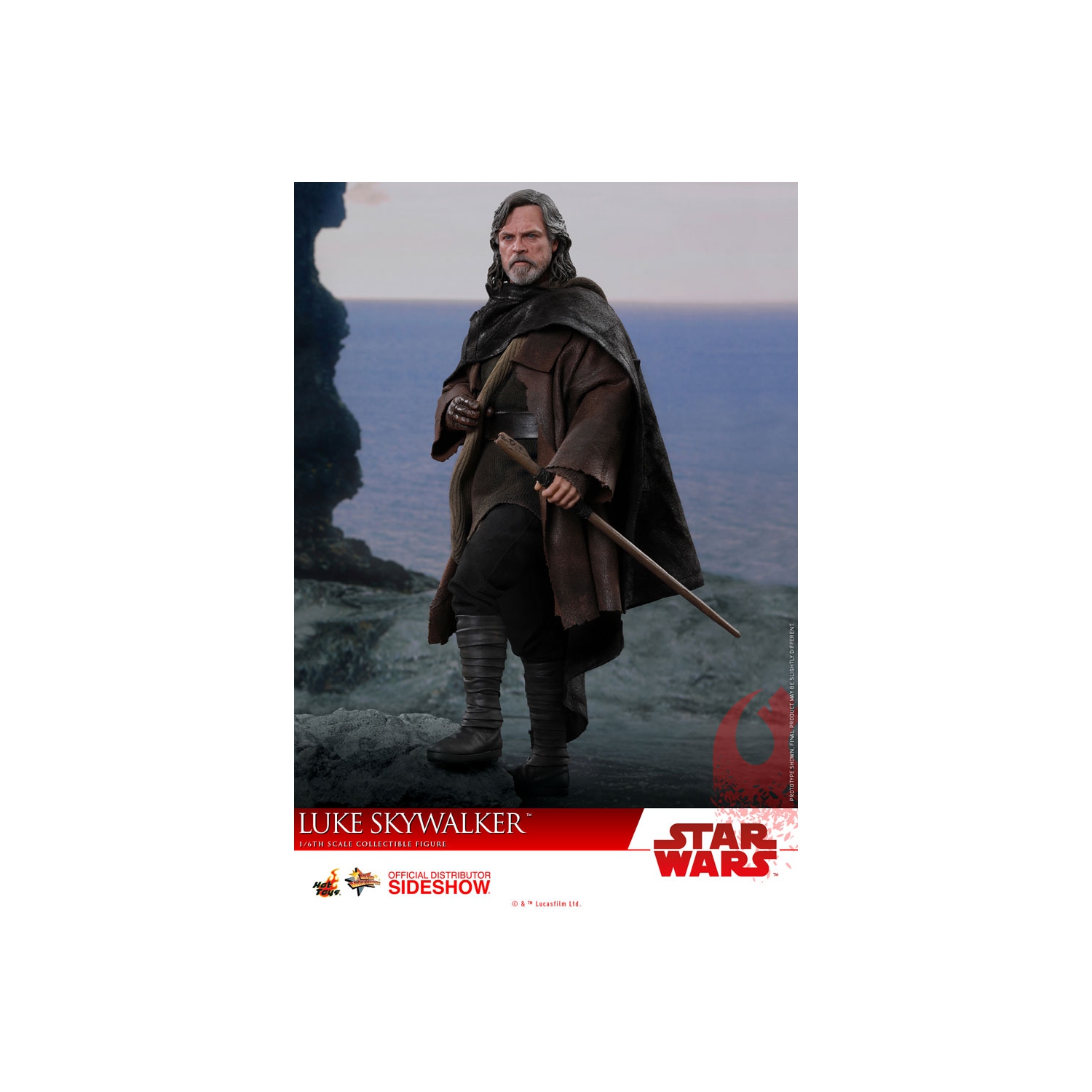 Star Wars The Last Jedi 12 Inch Action Figure Movie Masterpiece 1/6 Scale Series - Luke Skywalker Hot Toys 903316