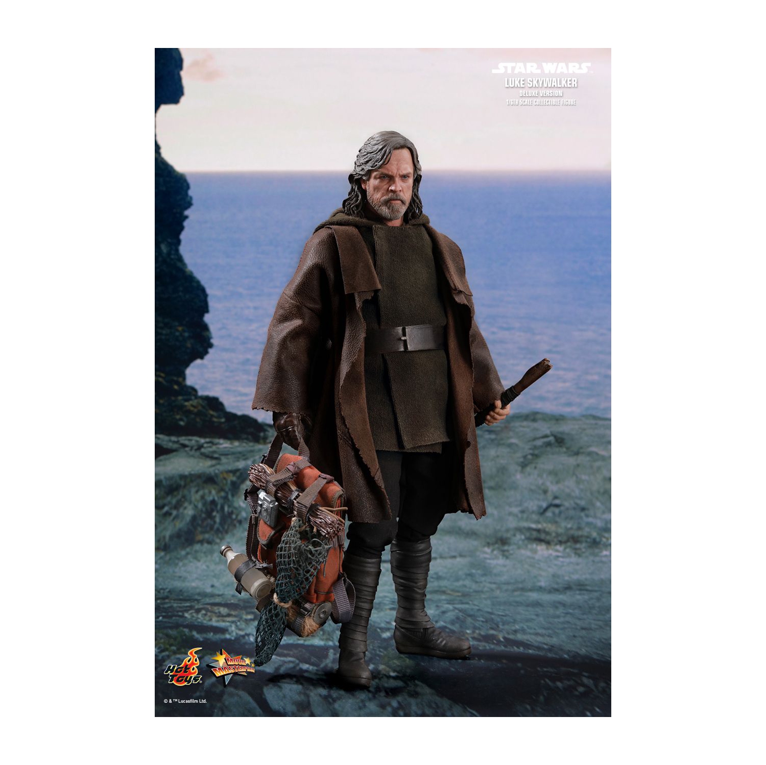 Star Wars The Last Jedi 12 Inch Action Figure Movie Masterpiece Series - Luke Skywalker Deluxe Version Hot Toys 903204