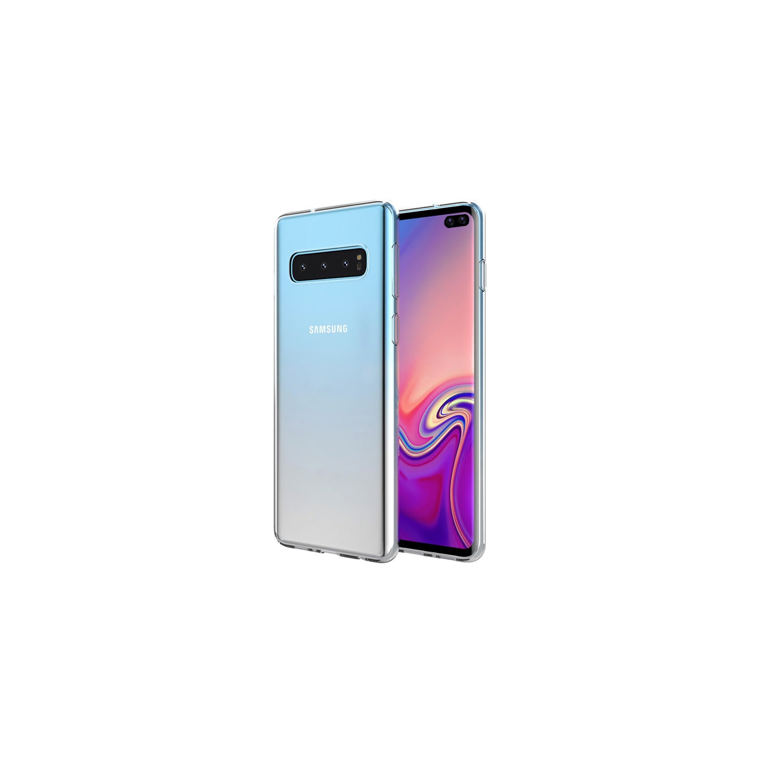 PANDACO Étui souple ajusté pour Samsung Galaxy S10+