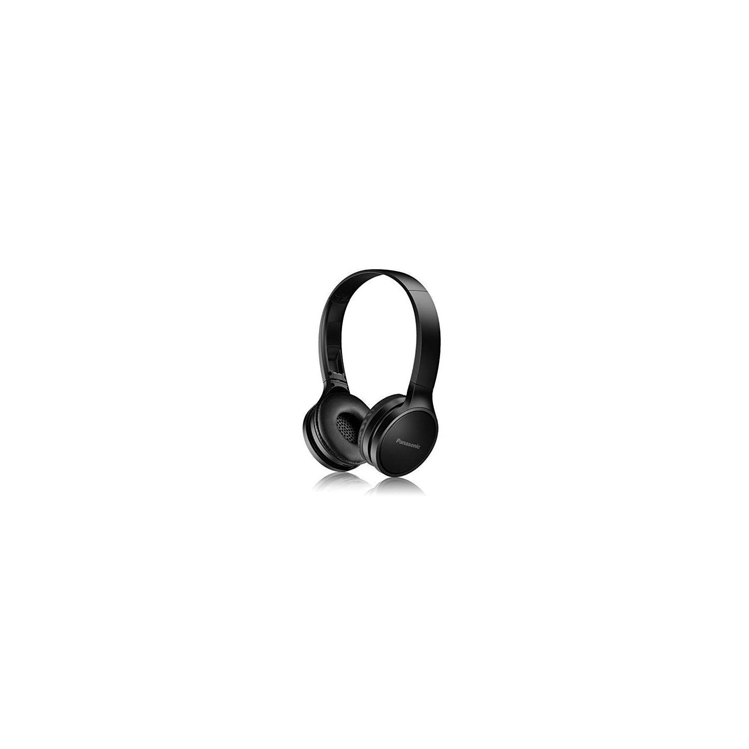 Panasonic On-Ear Premium Stereo Headphones, Rp-HF400BK, Black (RPHF400BK)