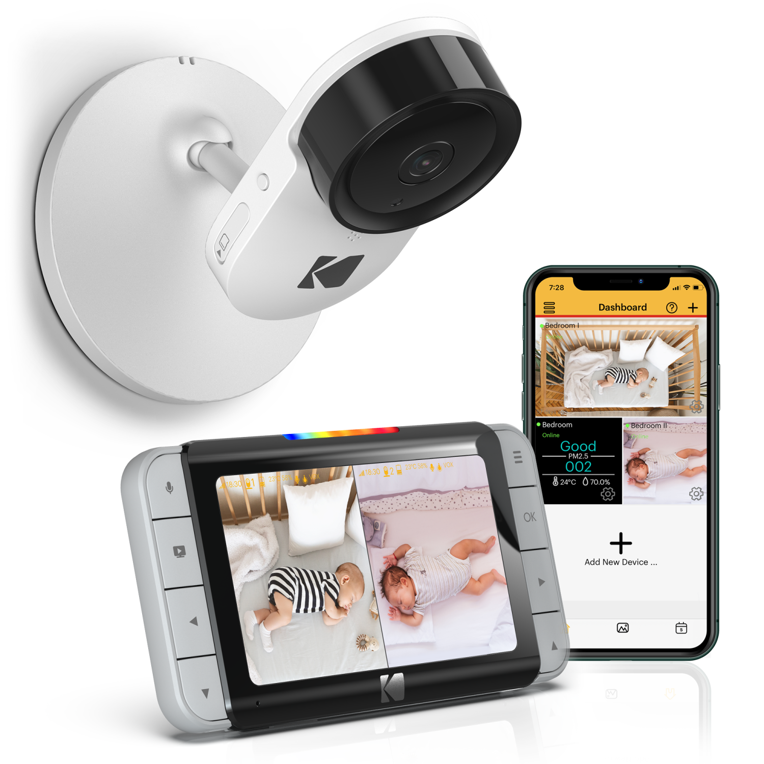 baby monitor with app and monitor