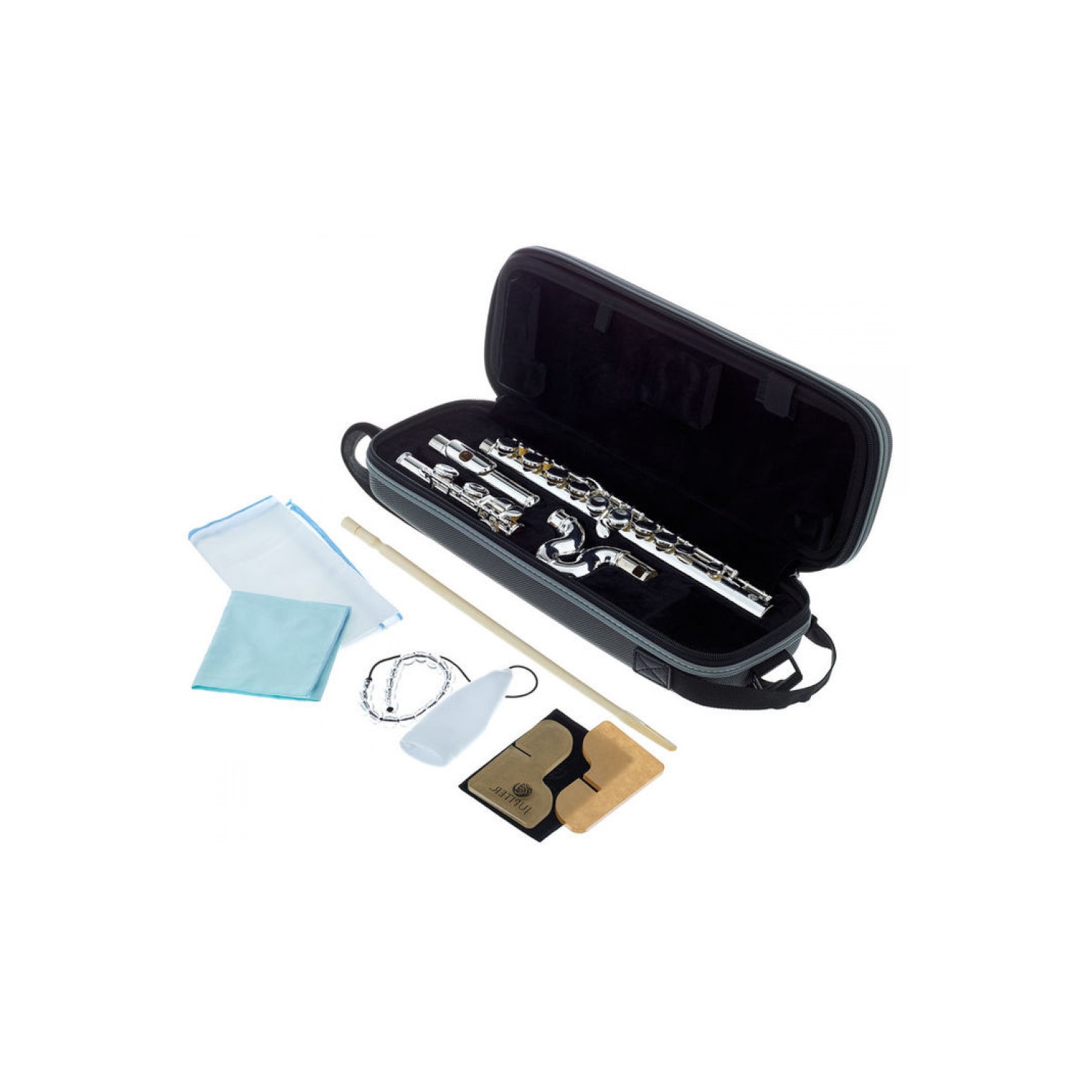 Flûte d'étudiant Jupiter JFL700WD avec serre-tête WaveLine