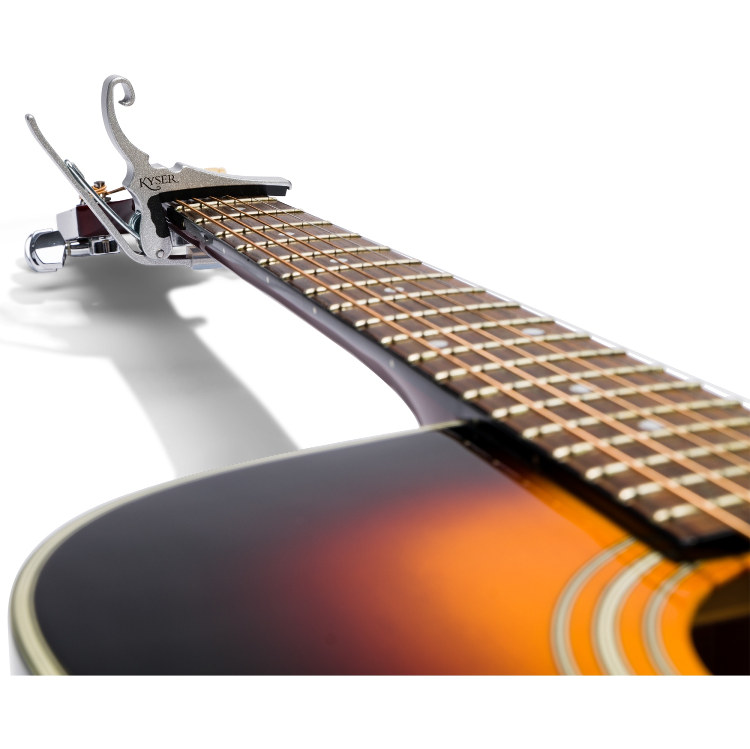 Kyser KG6S Acoustic Guitar Capo - Silver