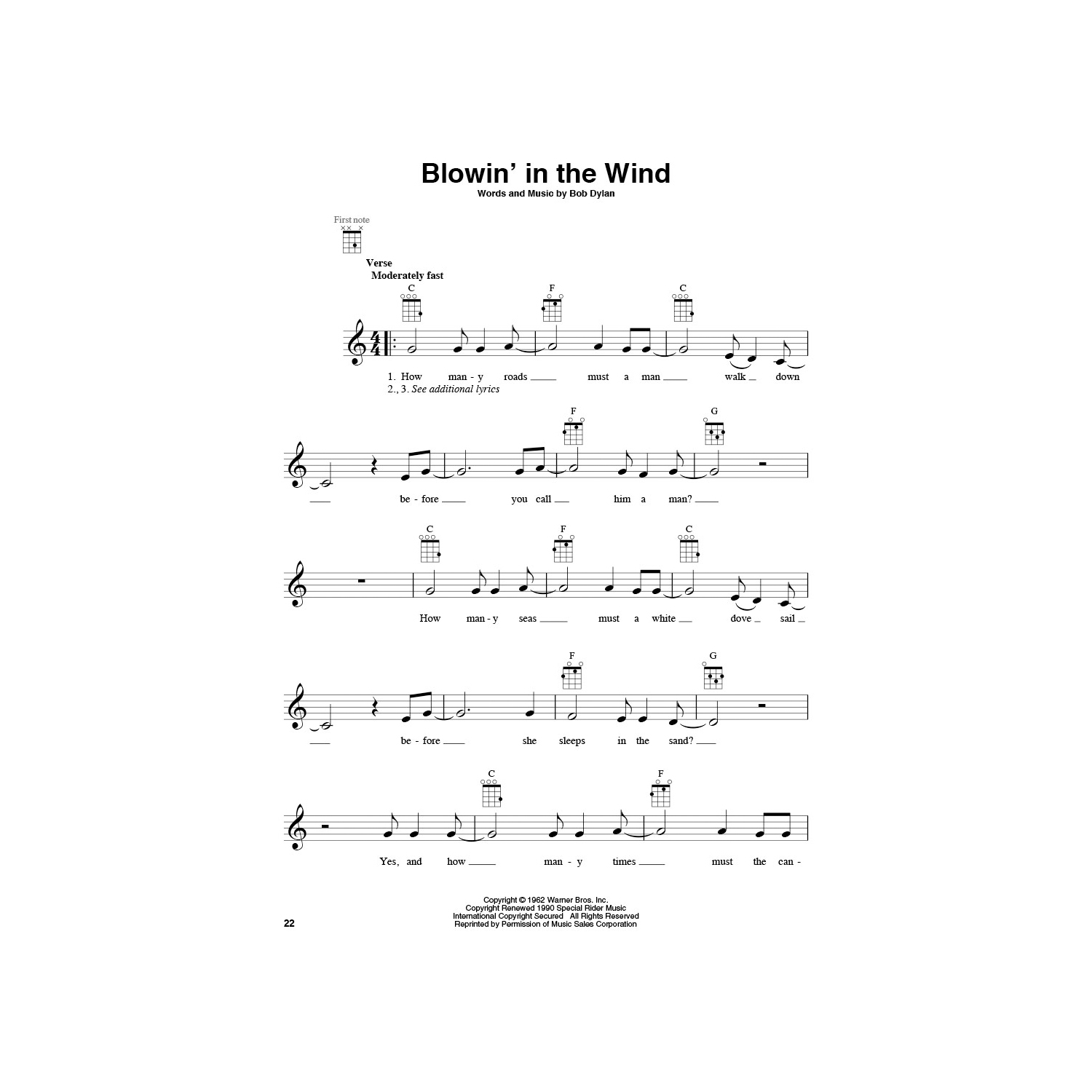 The Ukulele 3 Chord Songbook