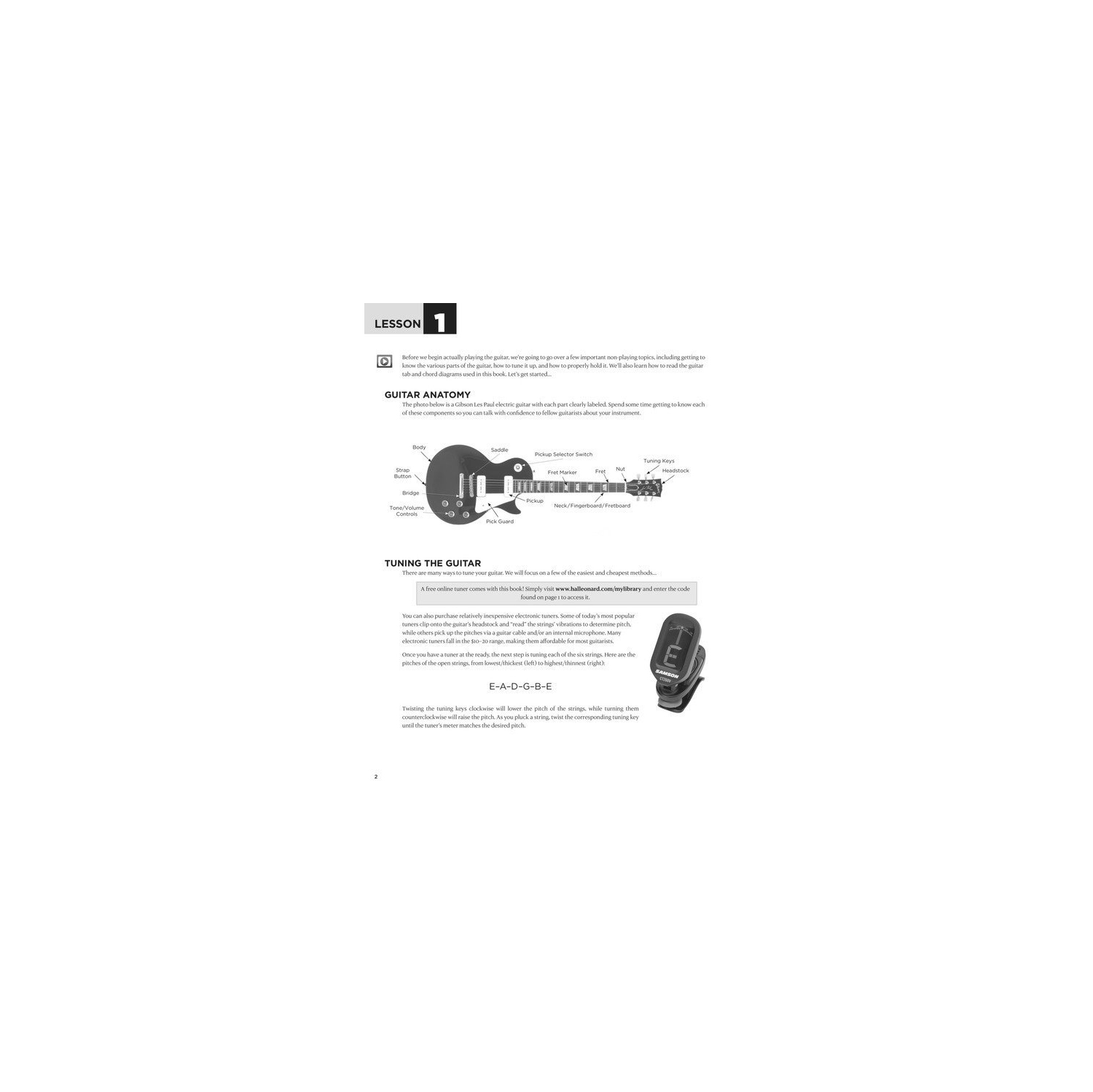 Les 15 premières leçons - Guitare électrique: leçons étape par étape avec audio, vidéo et chansons populaires