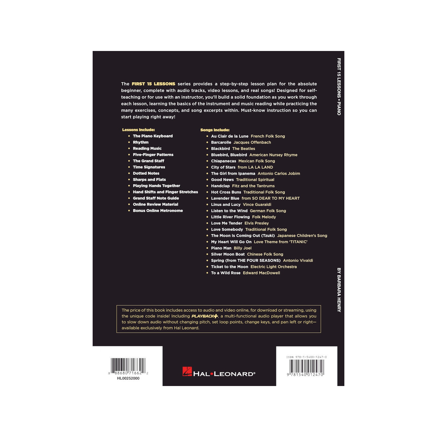 Les 15 premières leçons - Piano - Guide du débutant, comprenant des leçons étape par étape avec audio, vidéo et chansons pop