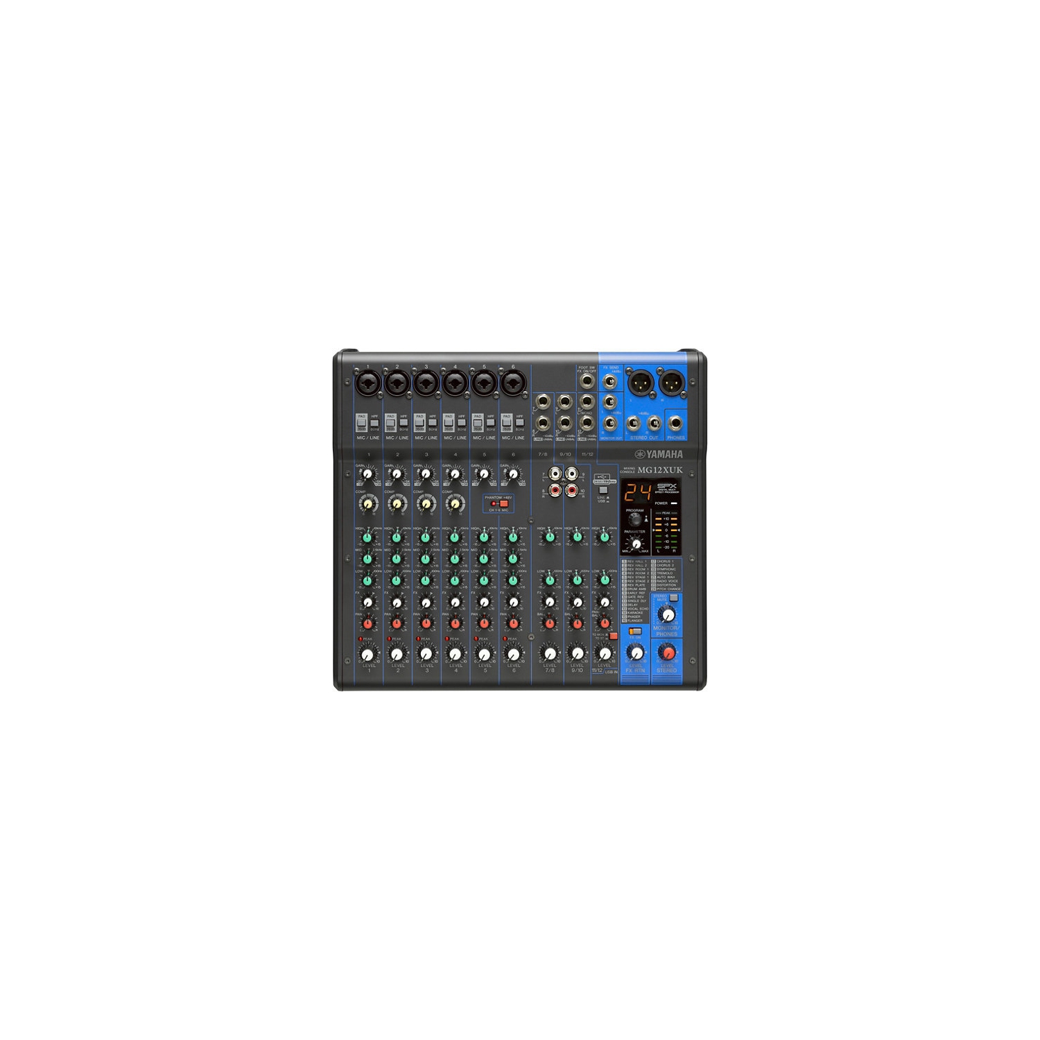 Yamaha MG12XUK 12-Channel Analog Mixer