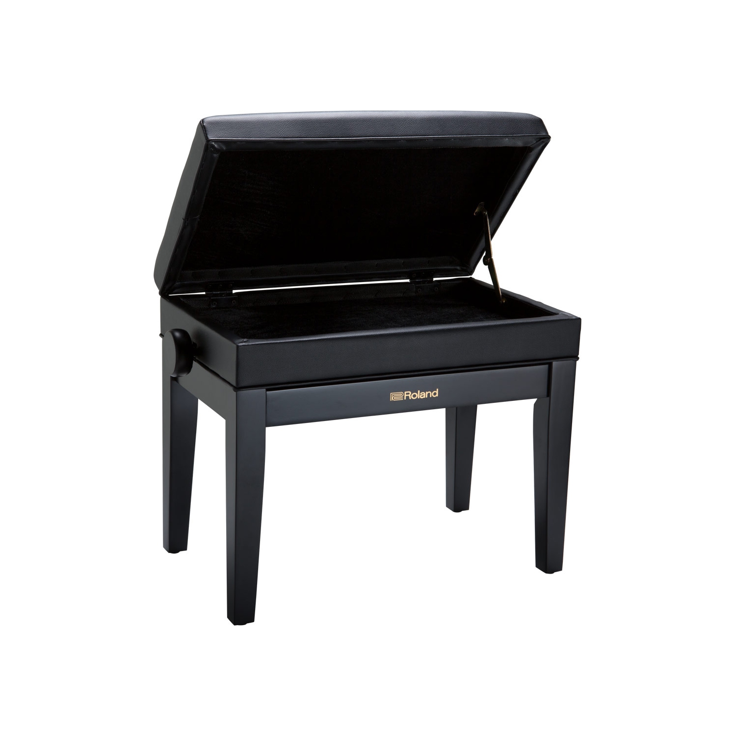 Roland RPB-400BK Adjustable Piano Bench with Storage - Black