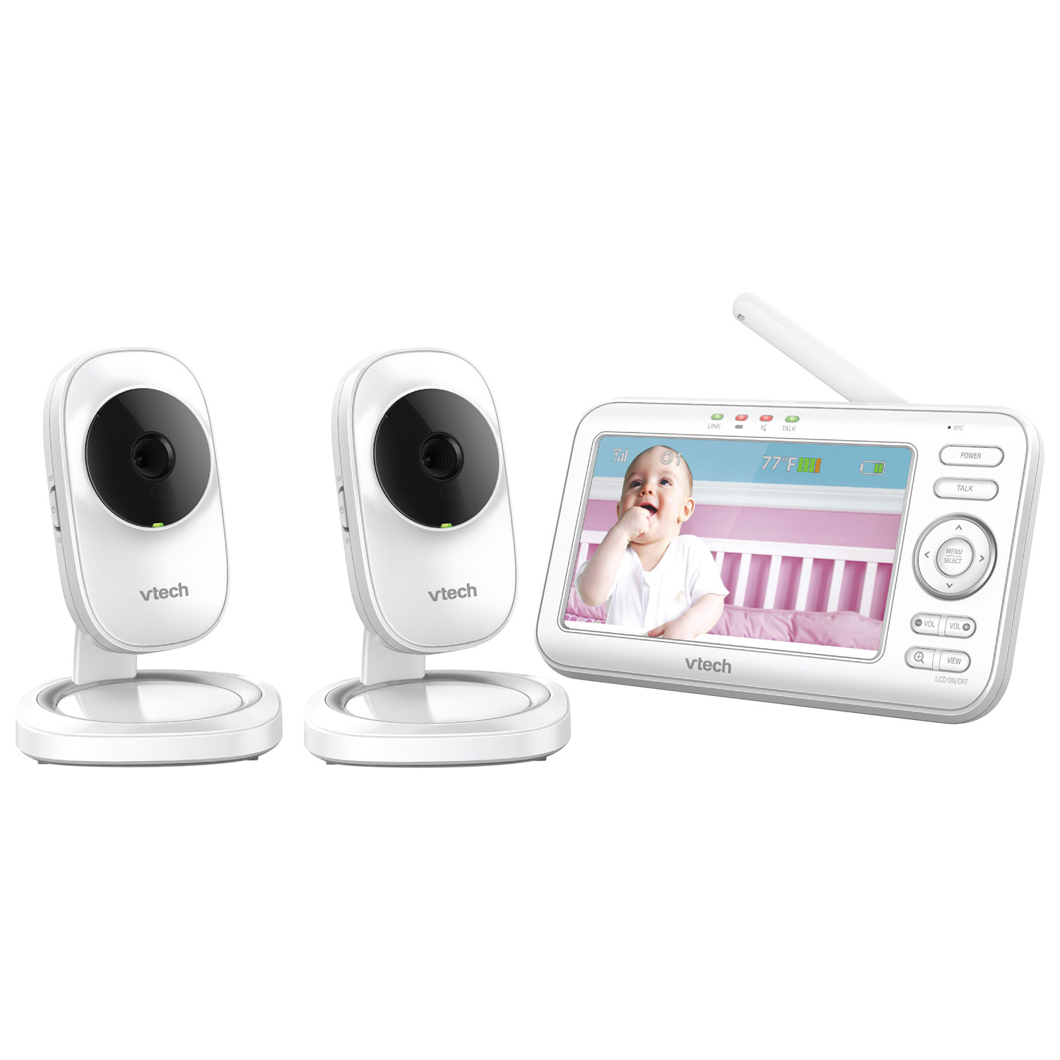 Vtech 5 Video Baby Monitor With Night Vision And 2 Cameras Vm5251 2 Only At Best Buy Best Buy Canada
