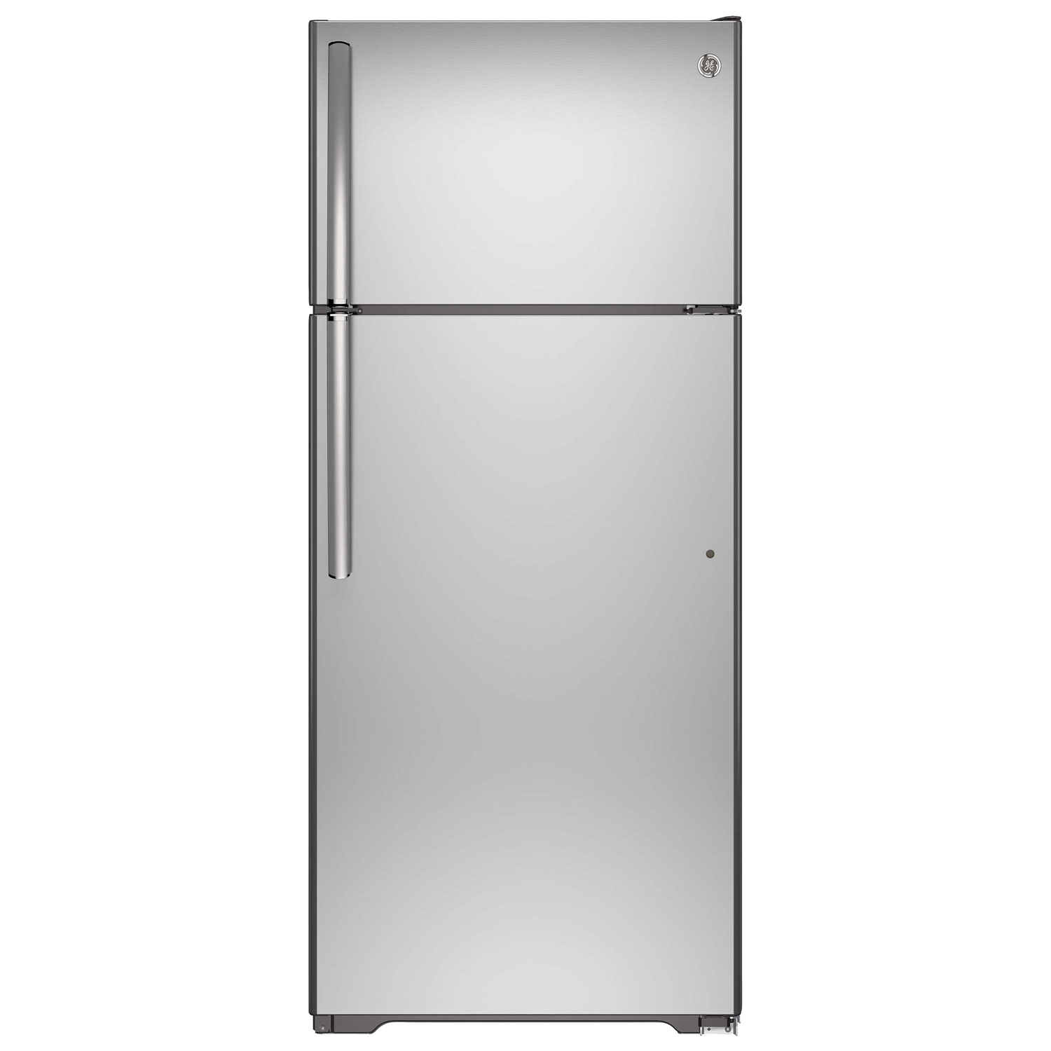 GE 30" 18 Cu. Ft. Top Freezer Refrigerator with LED Lighting - Stainless Steel