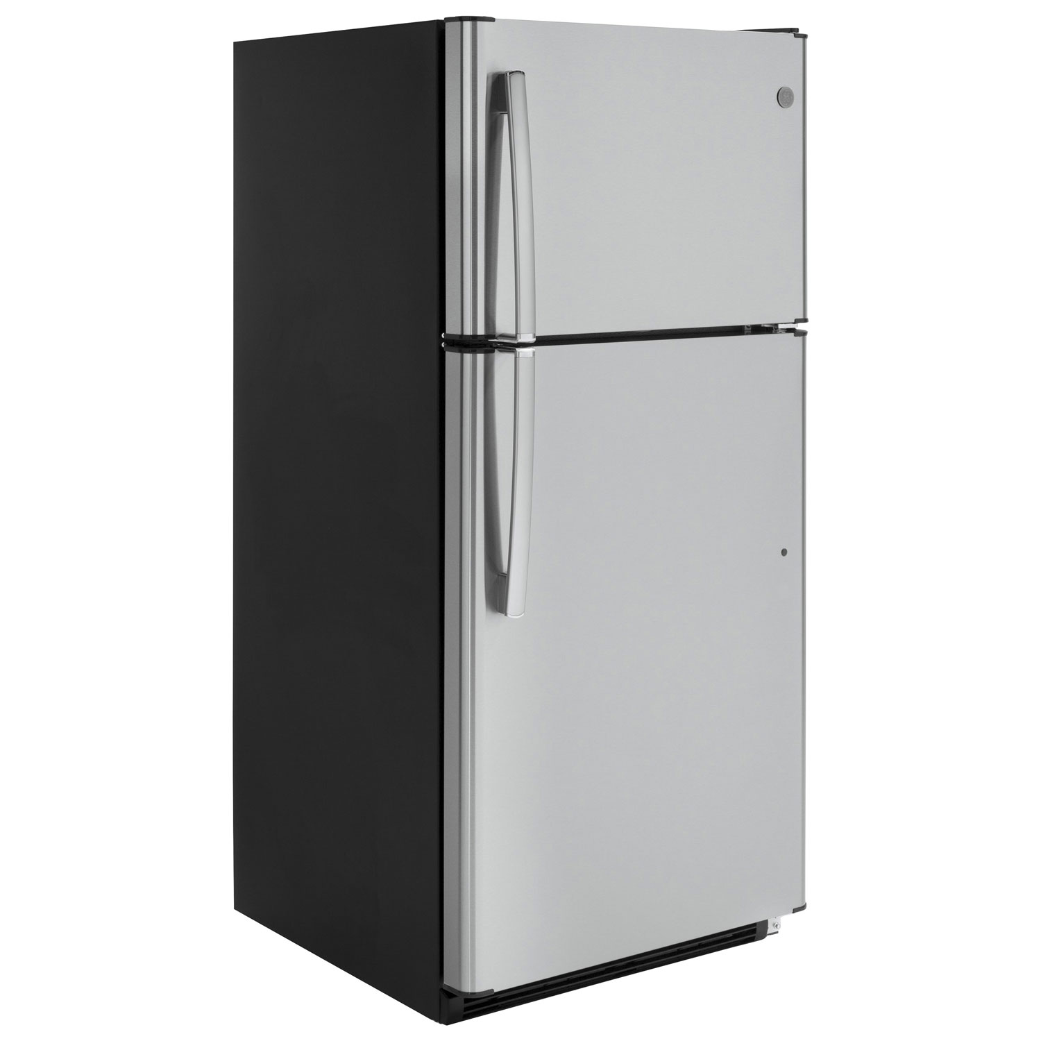 GE 30" 18 Cu. Ft. Top Freezer Refrigerator with LED Lighting - Stainless Steel