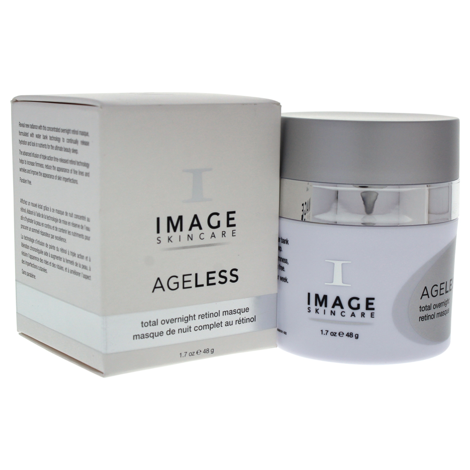 Ageless Total Overnight Retinol Masque by Image for Unisex - 1.7 oz Mask