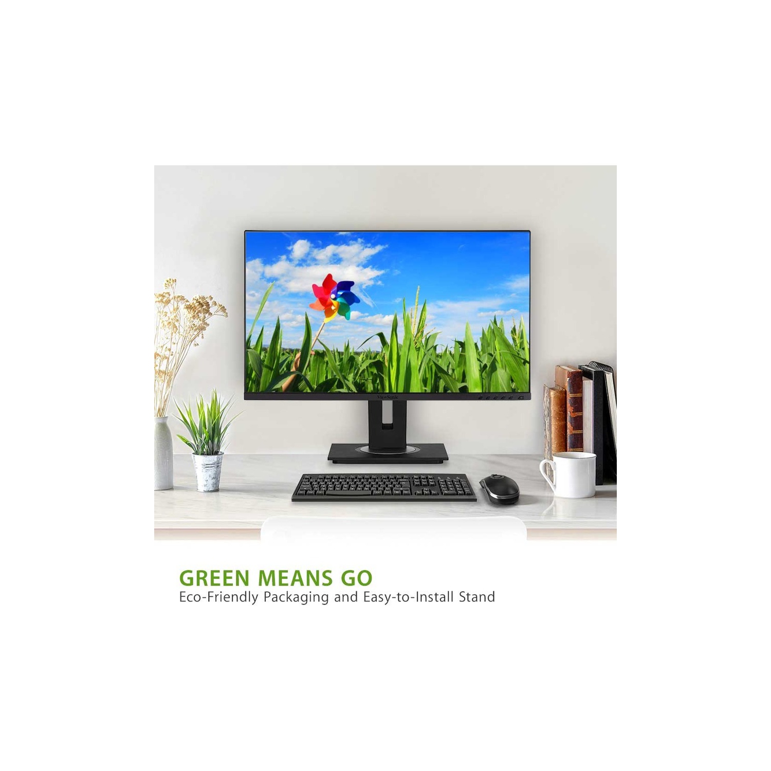 ViewSonic VG2455-2K - 24" Display, IPS Panel, 2560 x 1440 Resolution