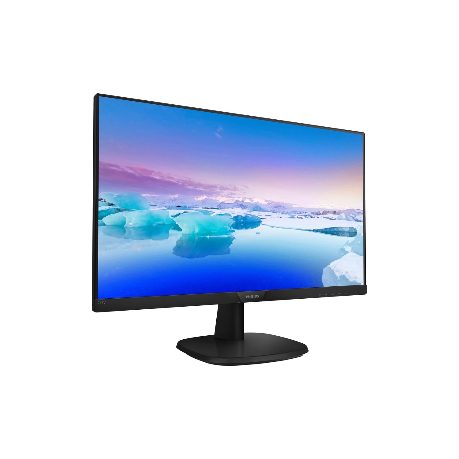 Moniteur ACL IPS HD intégrale 75 Hz 23,8 Hz V-Line de Philips avec temps de réponse 4 ms gris à gris - Noir