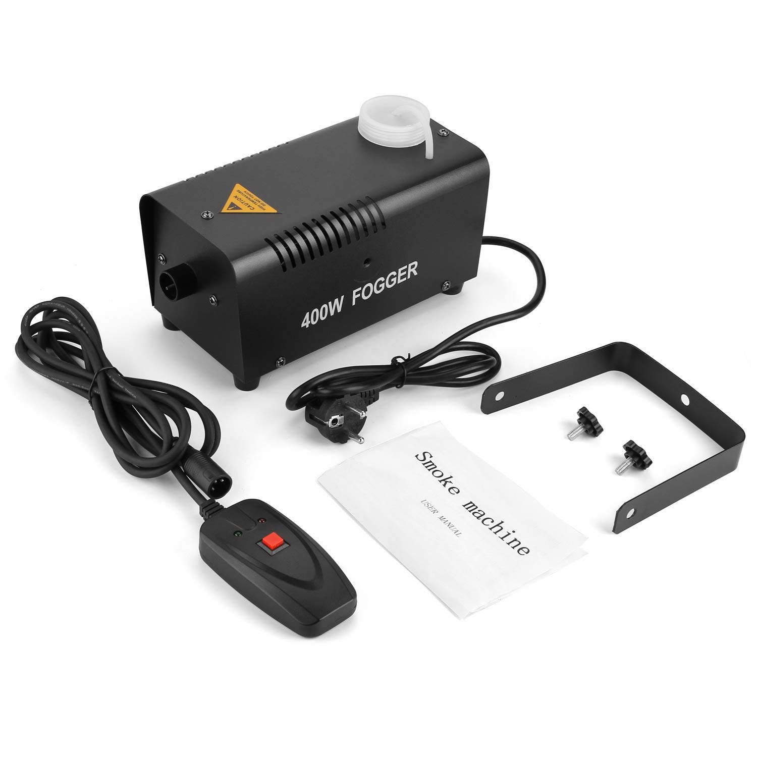 Fog machine with Wired Remote Control 400 WATT Durable Portable,Fit Christmas, Wedding Parities & Stage Performance