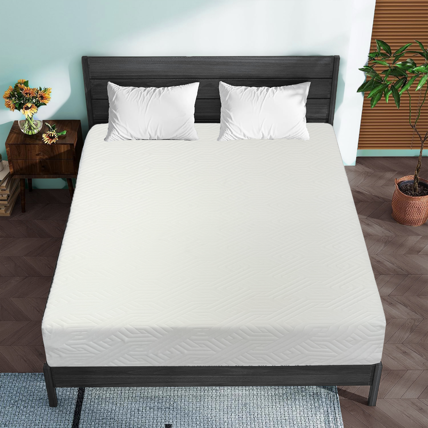 ViscoLogic Canadian Maxima 7" Medium Firm Pressure Relief Comfort Gel Infused Foam Full Mattress, CertiPUR-US® certified foam, Mattress in a Box,