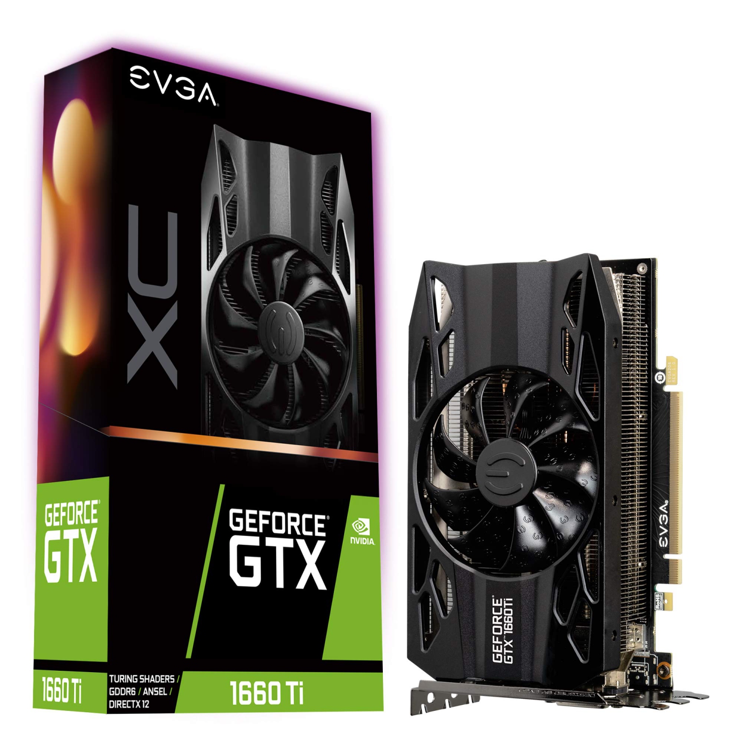 EVGA GeForce GTX 1660 Ti XC GAMING 6GB GDDR6 (06G-P4-1263-KR)