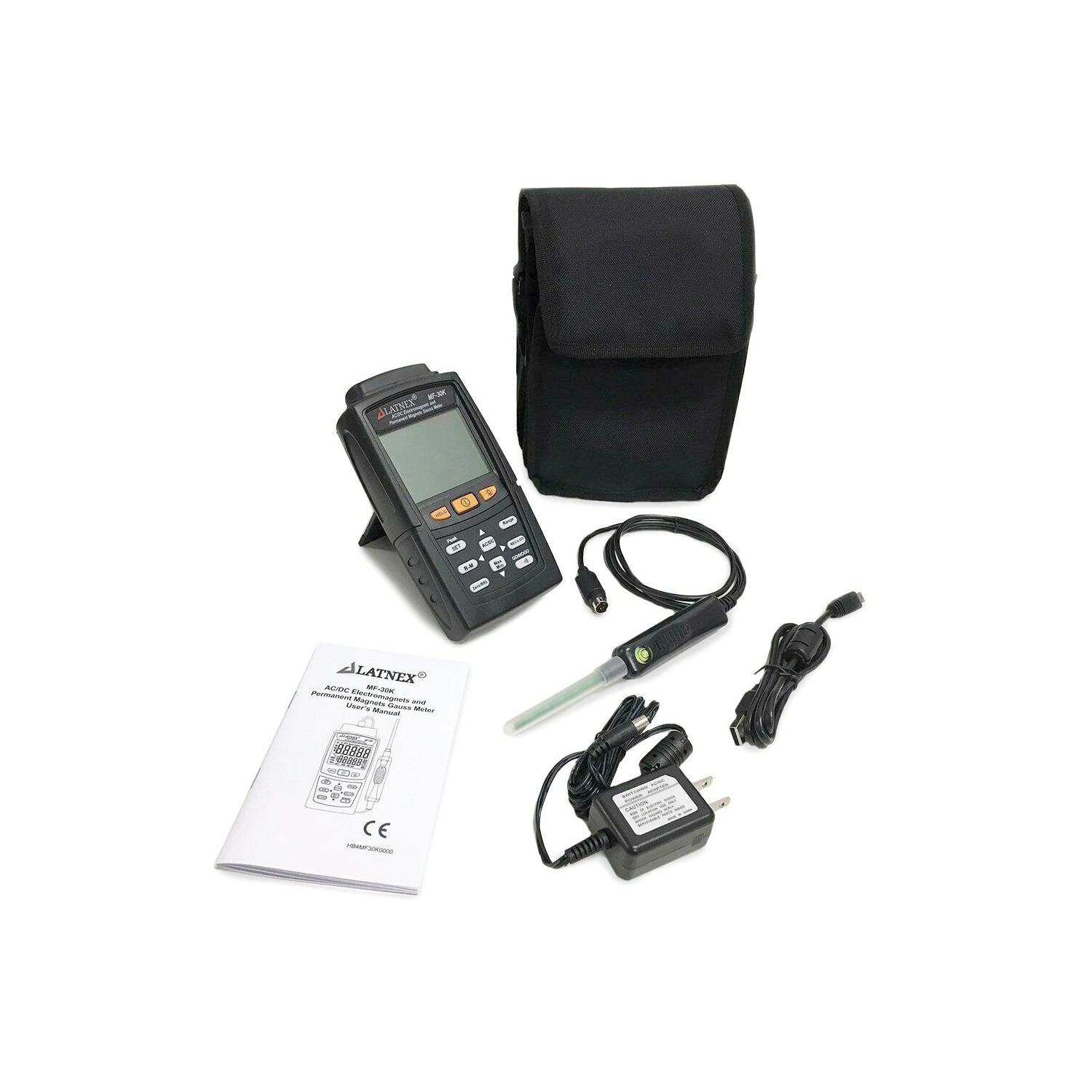 MF-30K AC/DC Electromagnetic Permanent Magnets Gauss Meter with Certificate