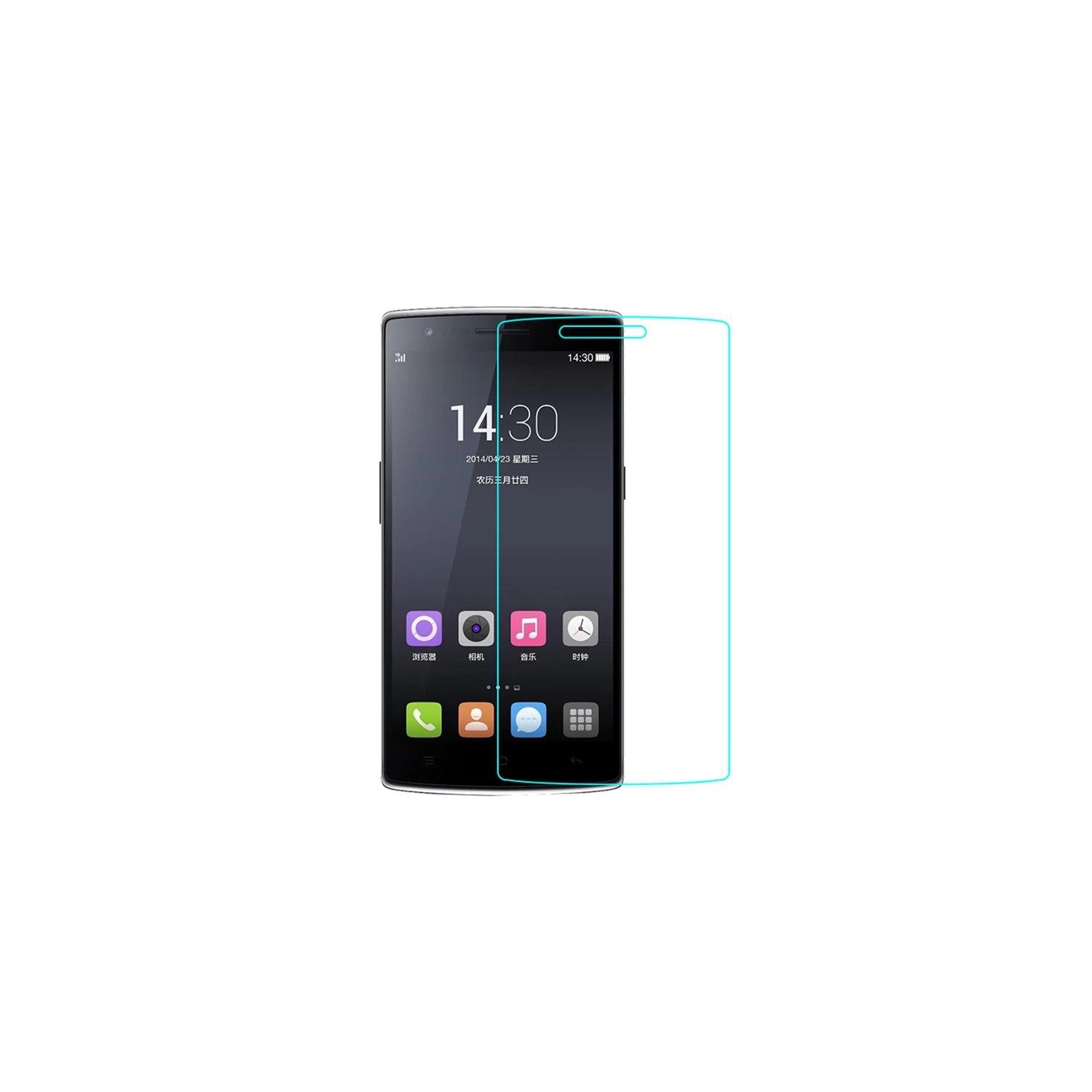 【2 Packs】 CSmart Premium Tempered Glass Screen Protector for OnePlus One 1, Case Friendly & Bubble Free