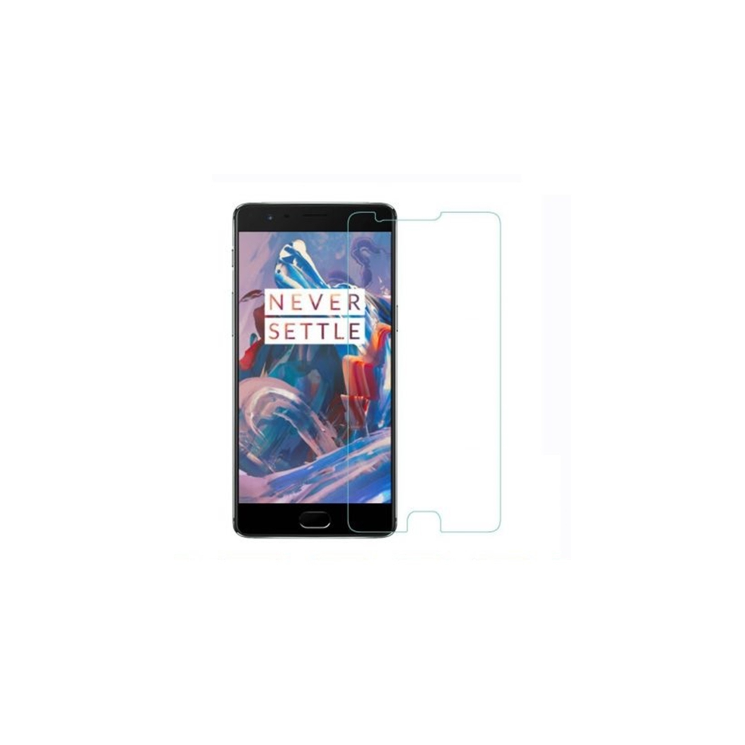 【2 Packs】 CSmart Premium Tempered Glass Screen Protector for OnePlus Three 3, Case Friendly & Bubble Free
