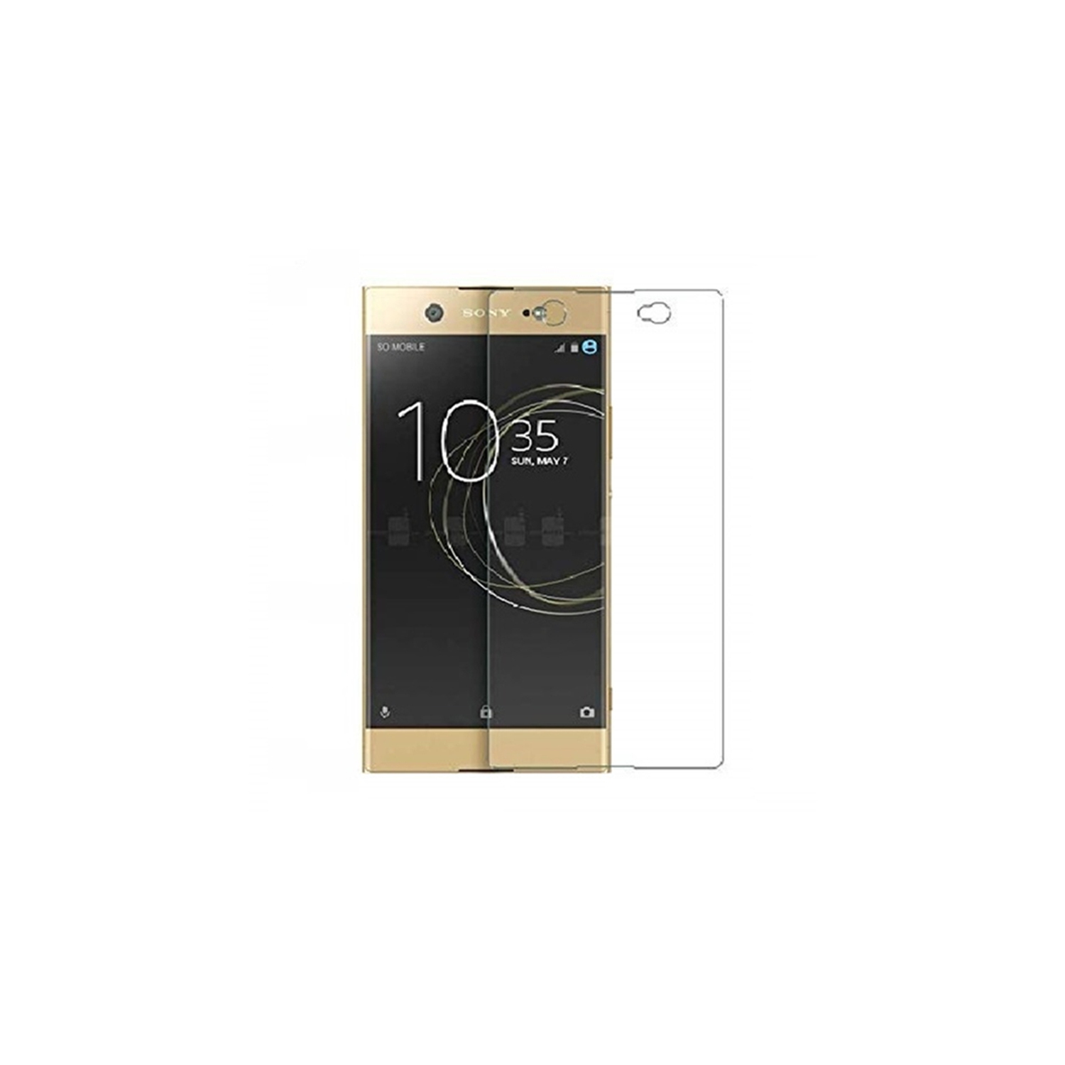 【Lot de 2】 Protecteur d'écran en verre trempé CSmart pour Sony XA1 Ultra, compatible avec les étui et sans bulles
