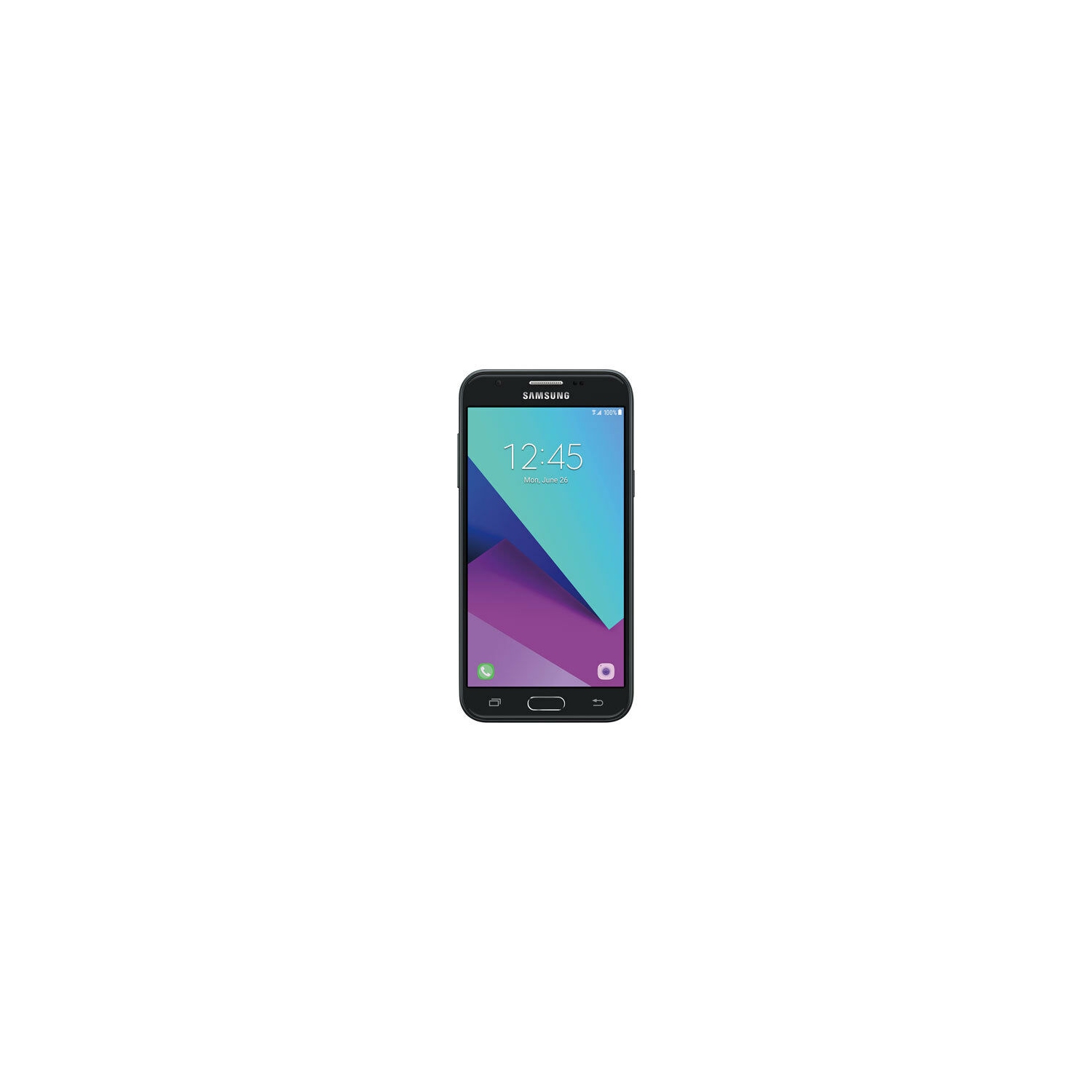 Refurbished (Excellent) - Samsung Galaxy J3 PRIME 16GB -J327W Black Unlocked Canadian Model Smartphone-Certified Refurbished