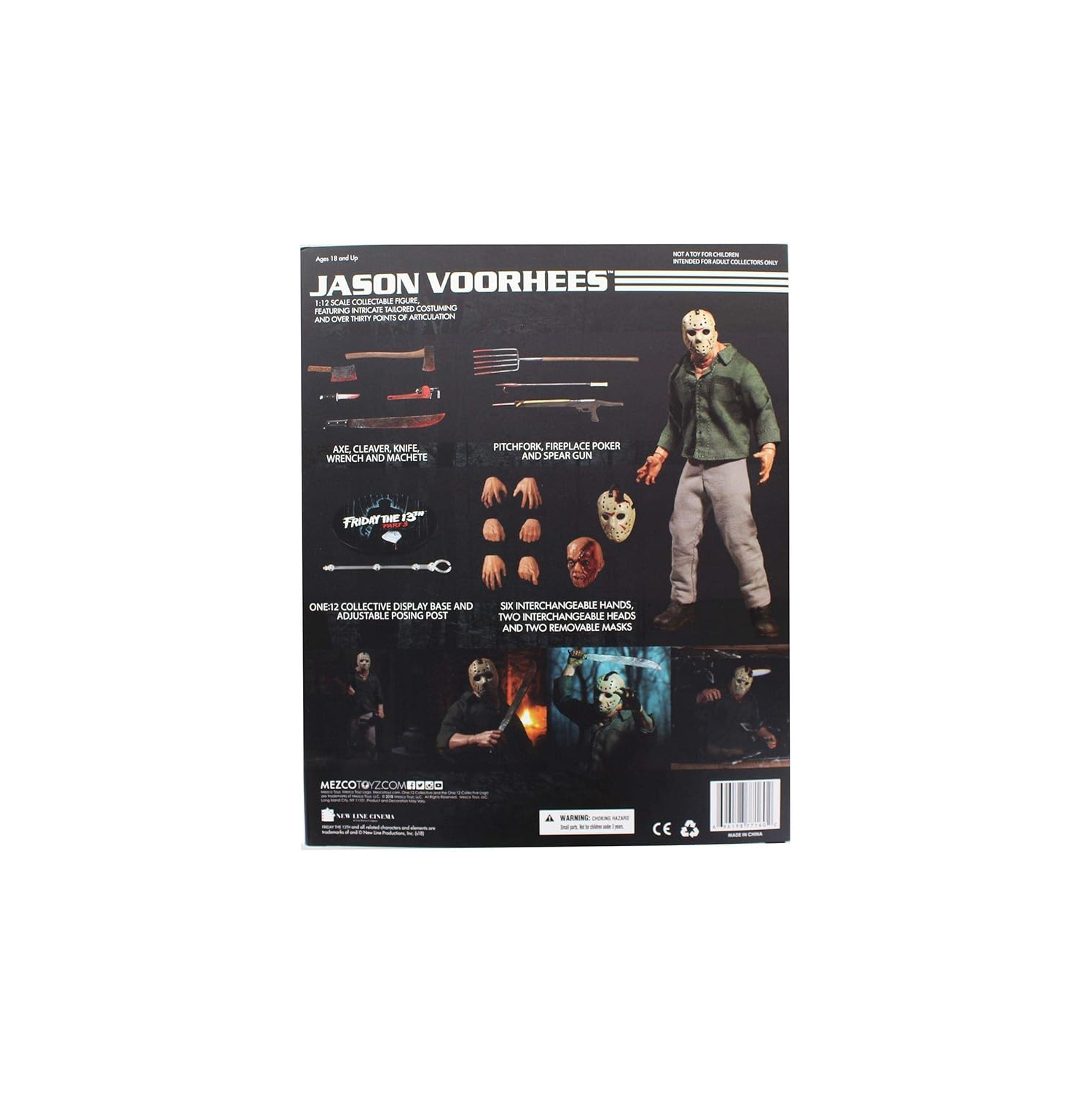 One-12 Collective 6 Inch Action FIgure Friday The 13th Part 3 - Jason Voorhees