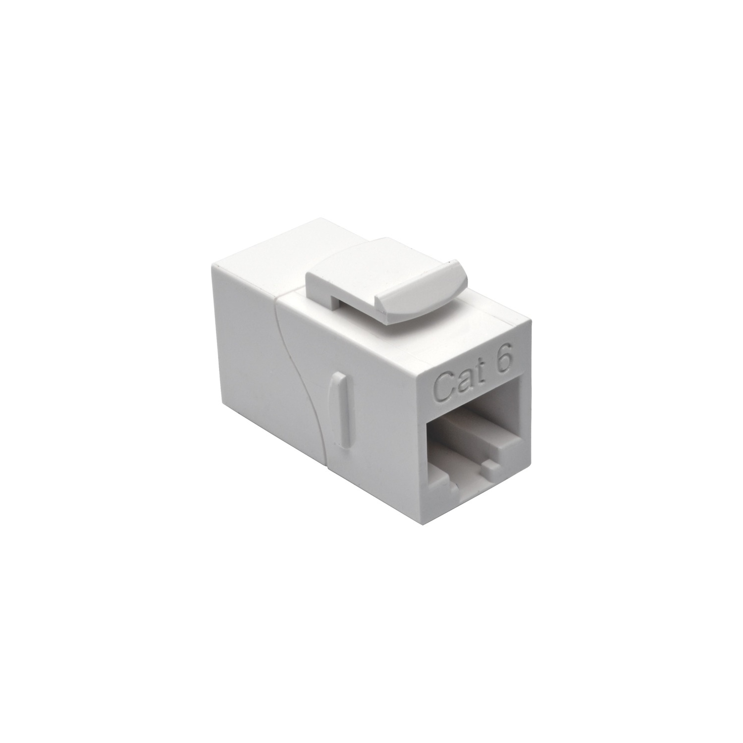Tripp Lite – coupleur aligné modulaire à enclenchement en ligne Cat6 droit-Through, blanc