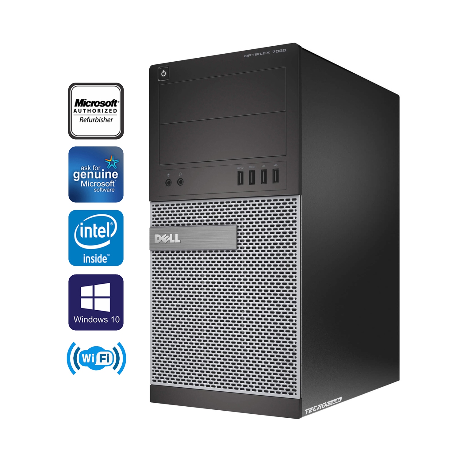 Desktop Computer Dell 70 Tower Intel I5 4570 16gb Ram 1tb Ssd Win10 Professional Hdmi Wifi Refurbished Best Buy Canada