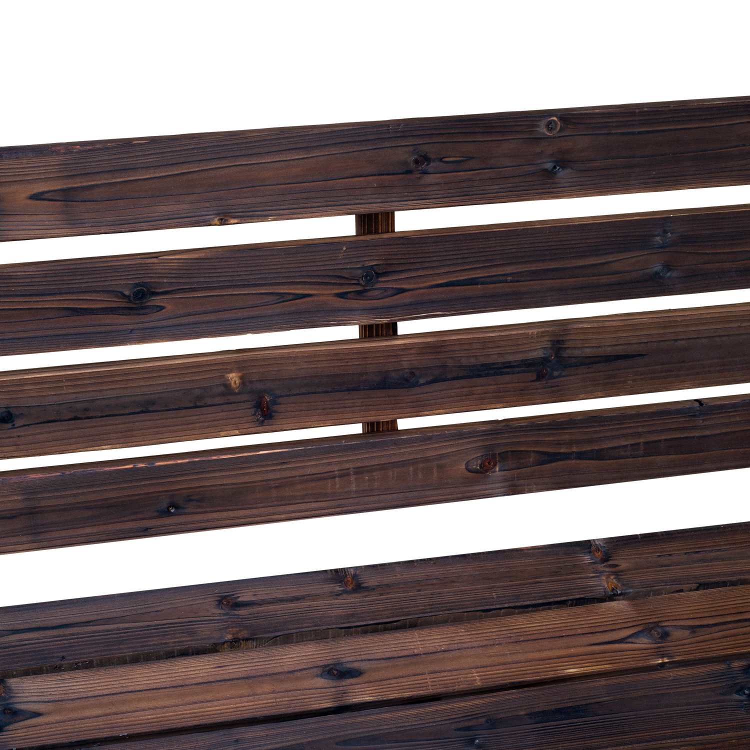 Banc en bois de 42 po d’Outsunny pour roues de chariot