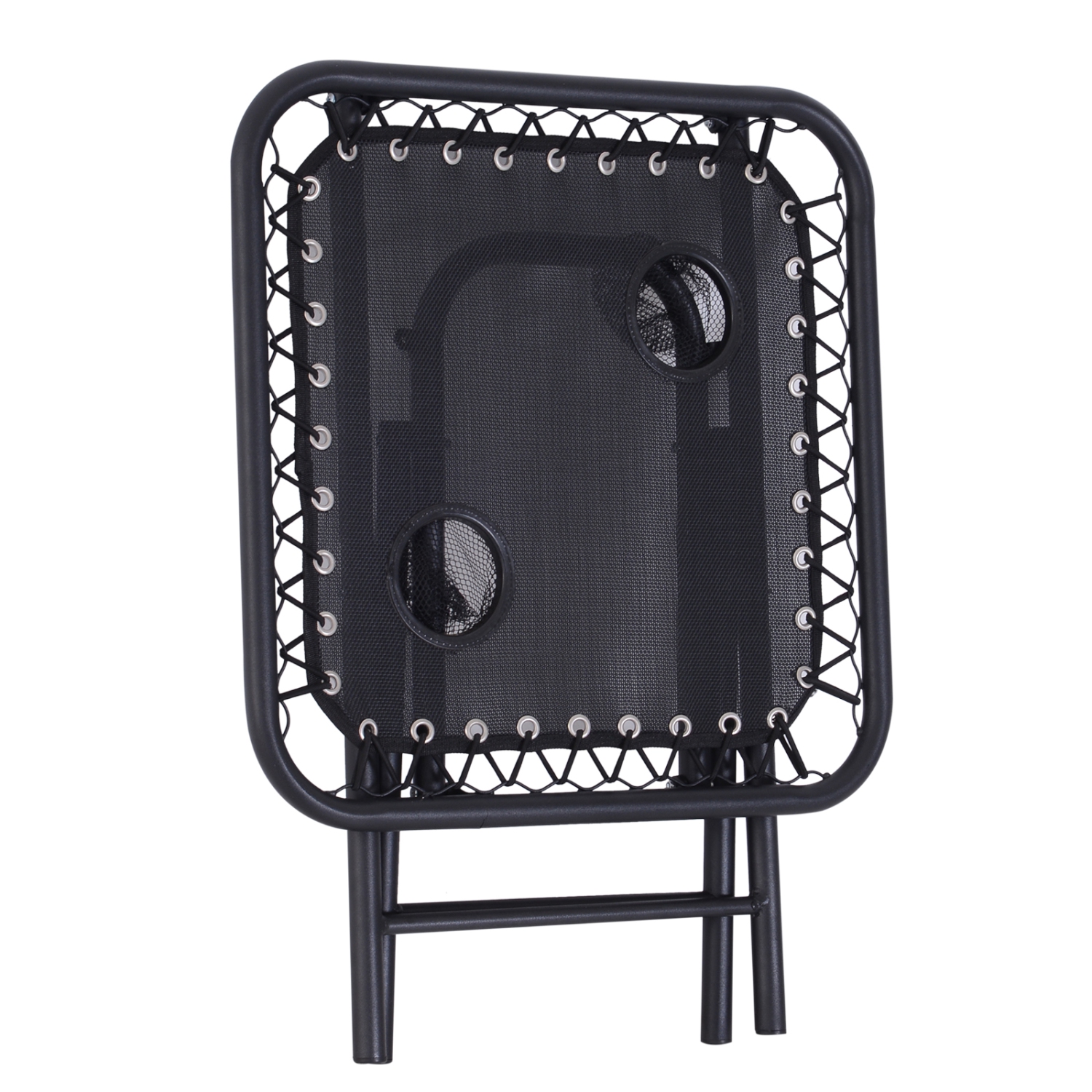 Ensemble de 3 chaises Zero Gravity avec porte-gobelet d’Outsunny - Noir
