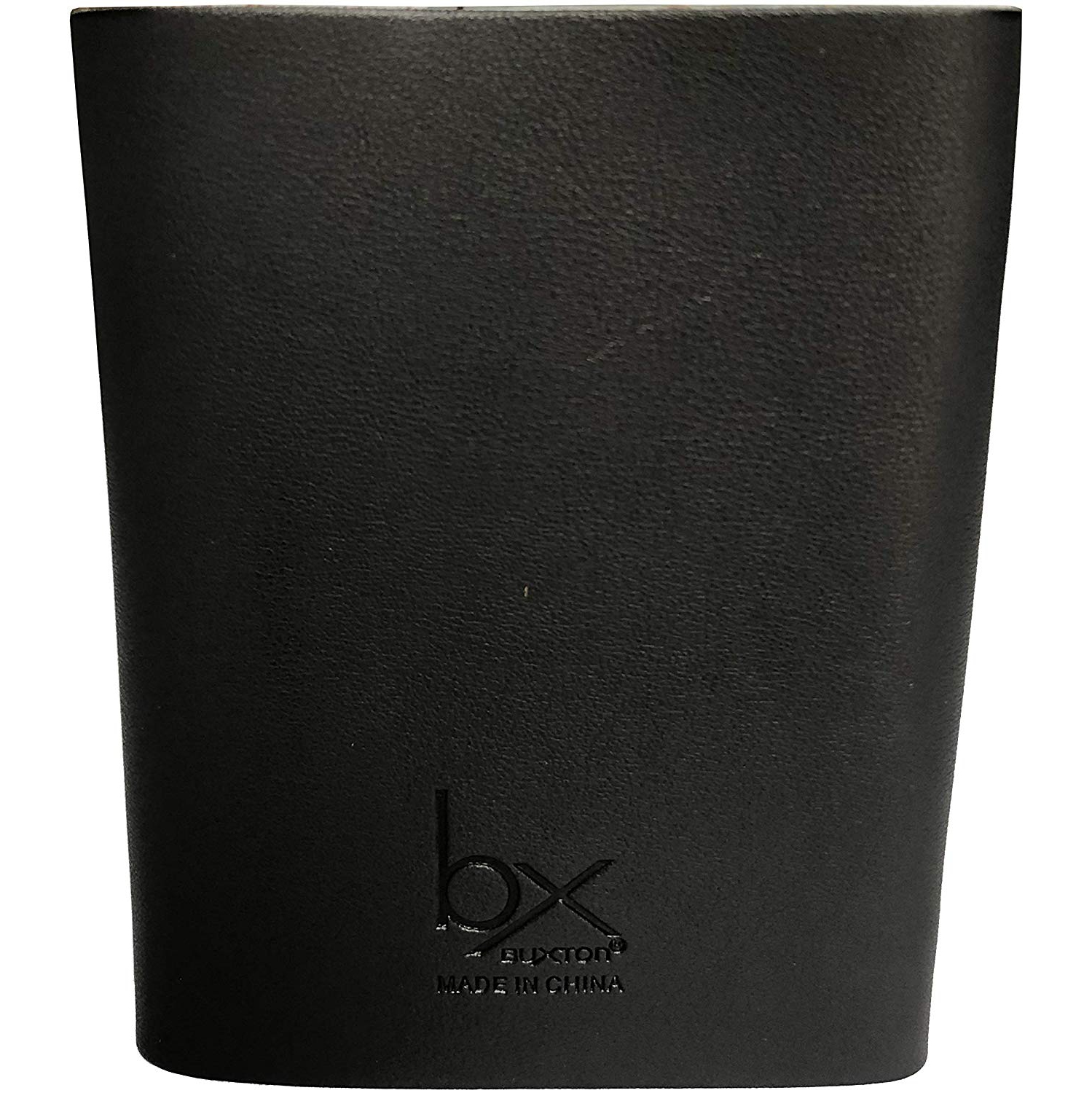 Buxton Pocket Business Card File - 24 Card Slots – Black