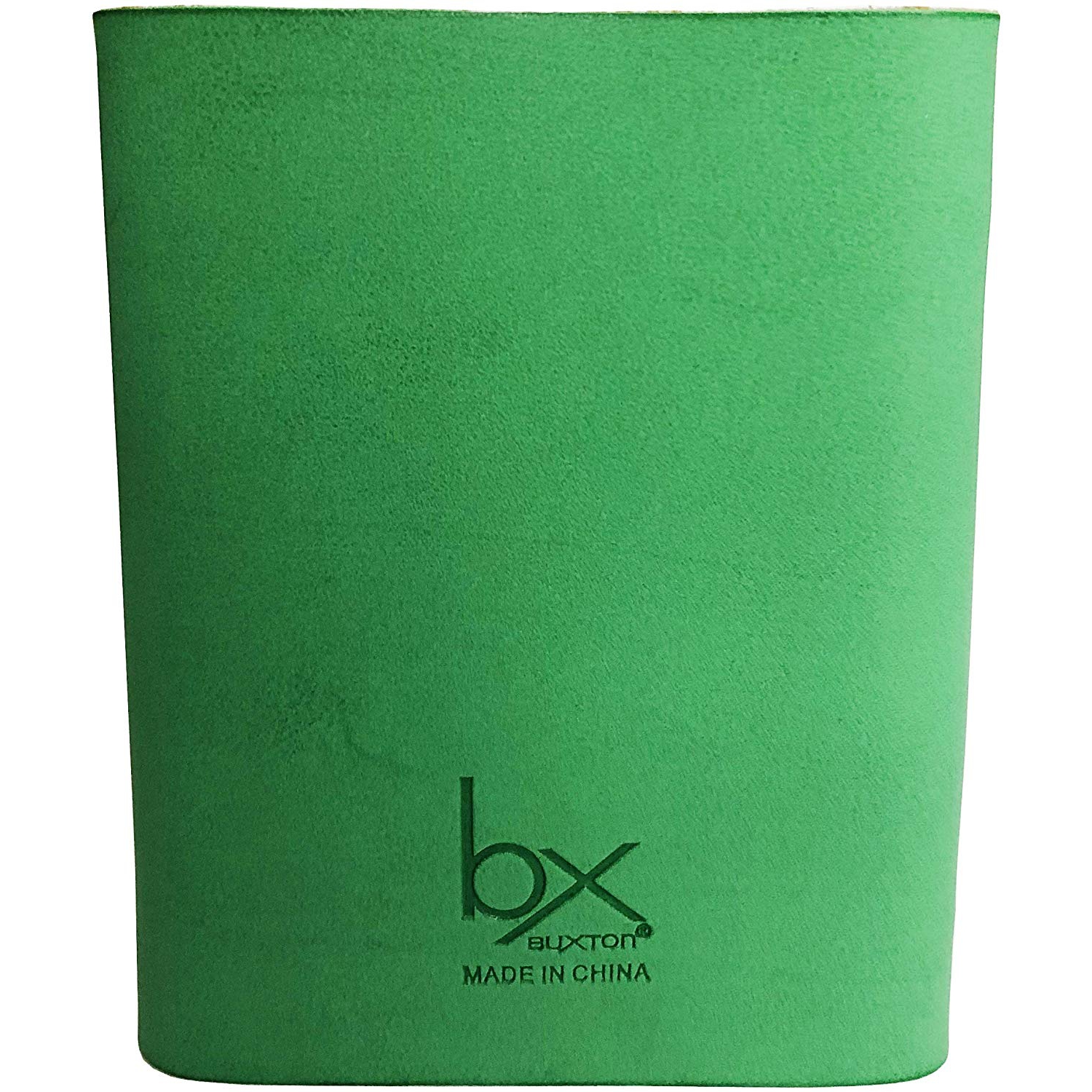 Buxton Pocket Business Card File - 24 Card Slots – Green