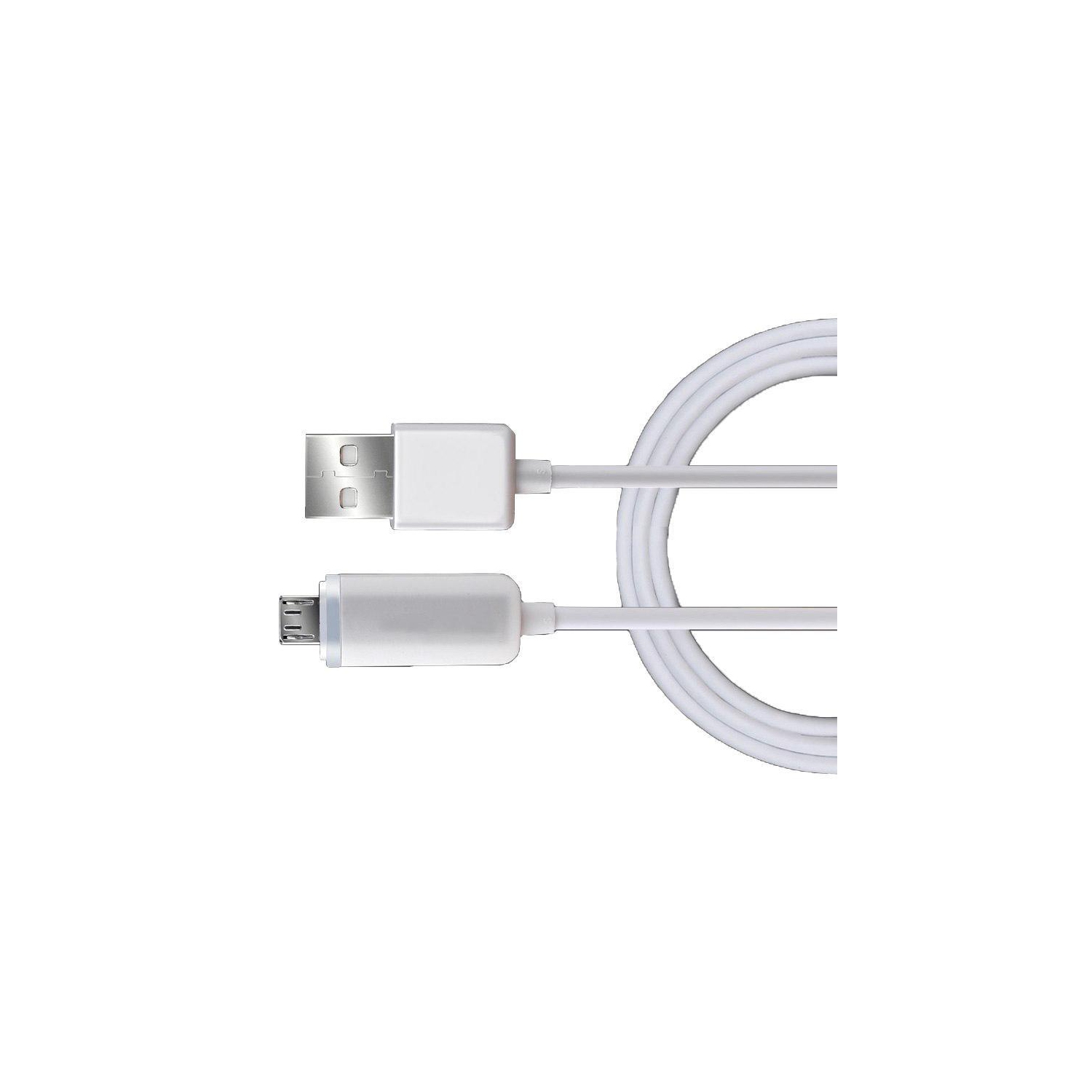 Le câble de chargement DEL EK-4073 USB vers micro USB d’ELink change de couleur lorsqu’il est chargé