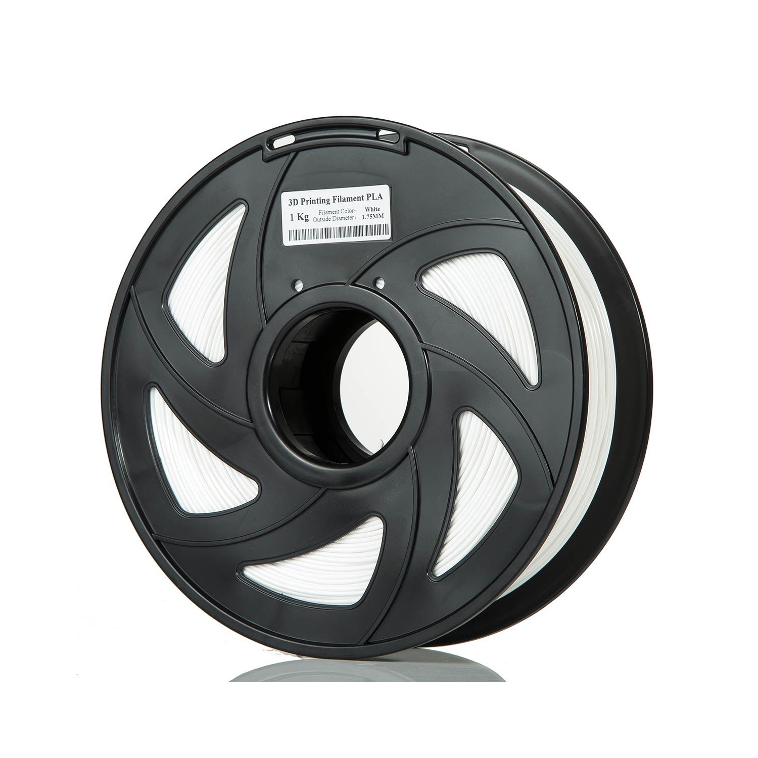 CloneBox 03429 Filament PLA pour Imprimante 3D 1.75mm Précision +/- 0.01mm 1kg Blanc