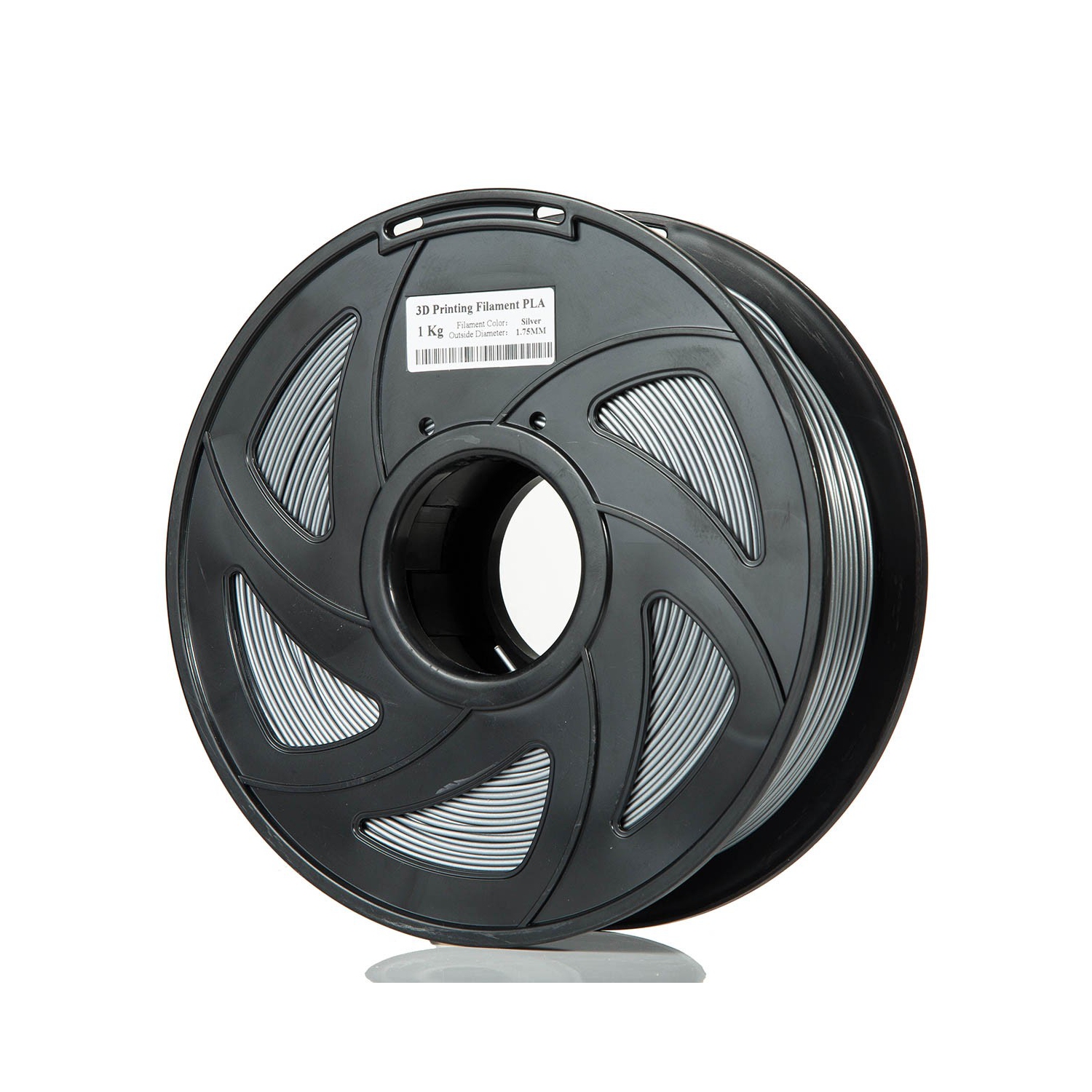 CloneBox 03436 Filament PLA pour Imprimante 3D 1.75mm Précision +/- 0.01mm 1kg Argent