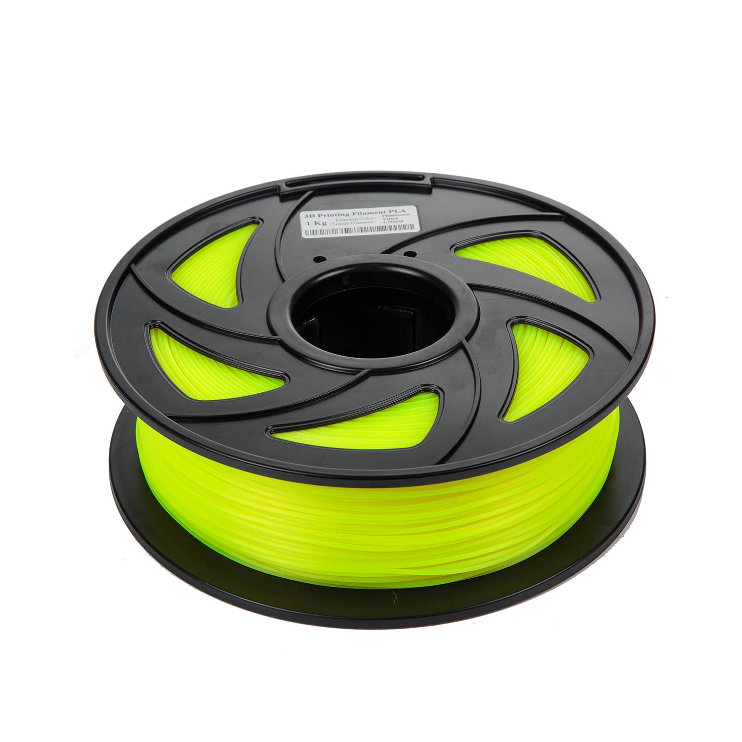 CloneBox 03446 PLA 3D Printer Filament 1.75mm Accuracy +/- 0.01mm 1kg Fluo Yellow